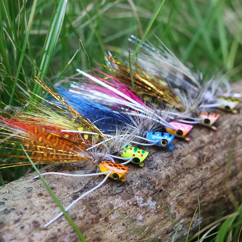 PopperFliesforFlyFishingTopwaterPanfishBluegillBassPoppers