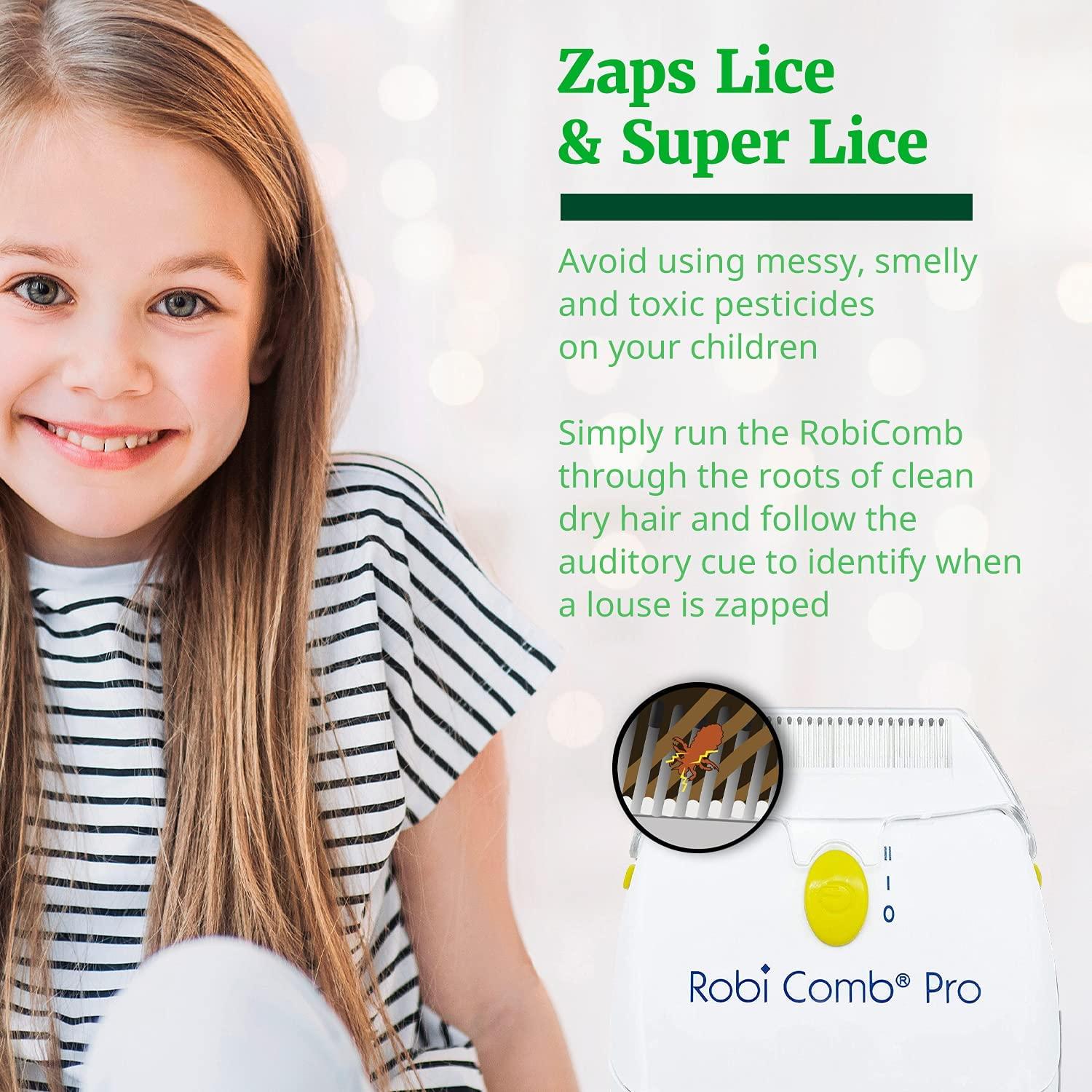 LiceGuard Pro Electronic Head Lice Comb Lice & Eggs Hair