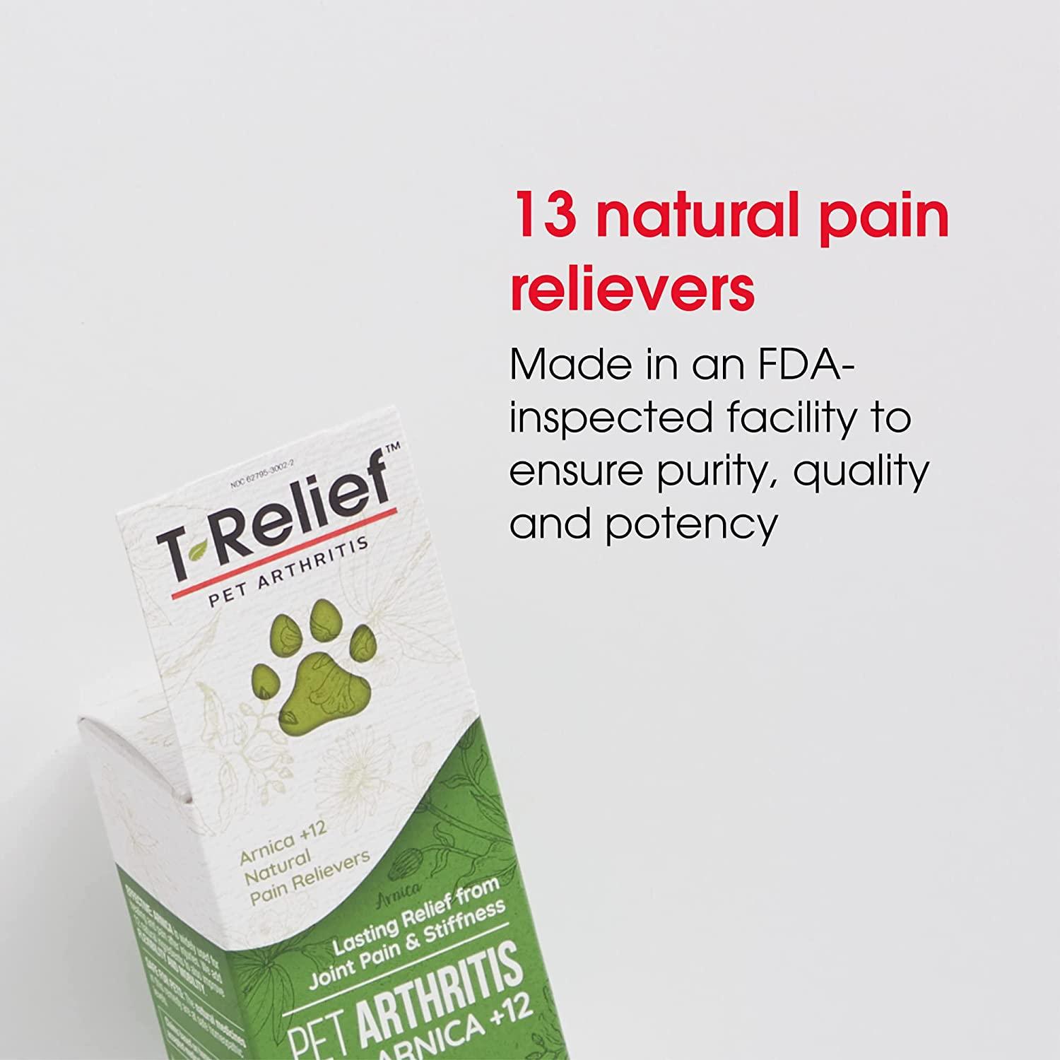 GoSupps MediNatura T Relief Pet Arthritis Arnica 12 90 Tablets