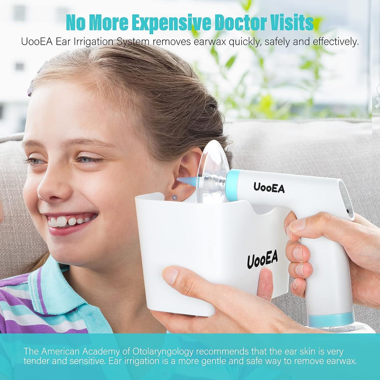 Electric Ear Wax Removal Tool Water Powered Earwax Cleaner with 4