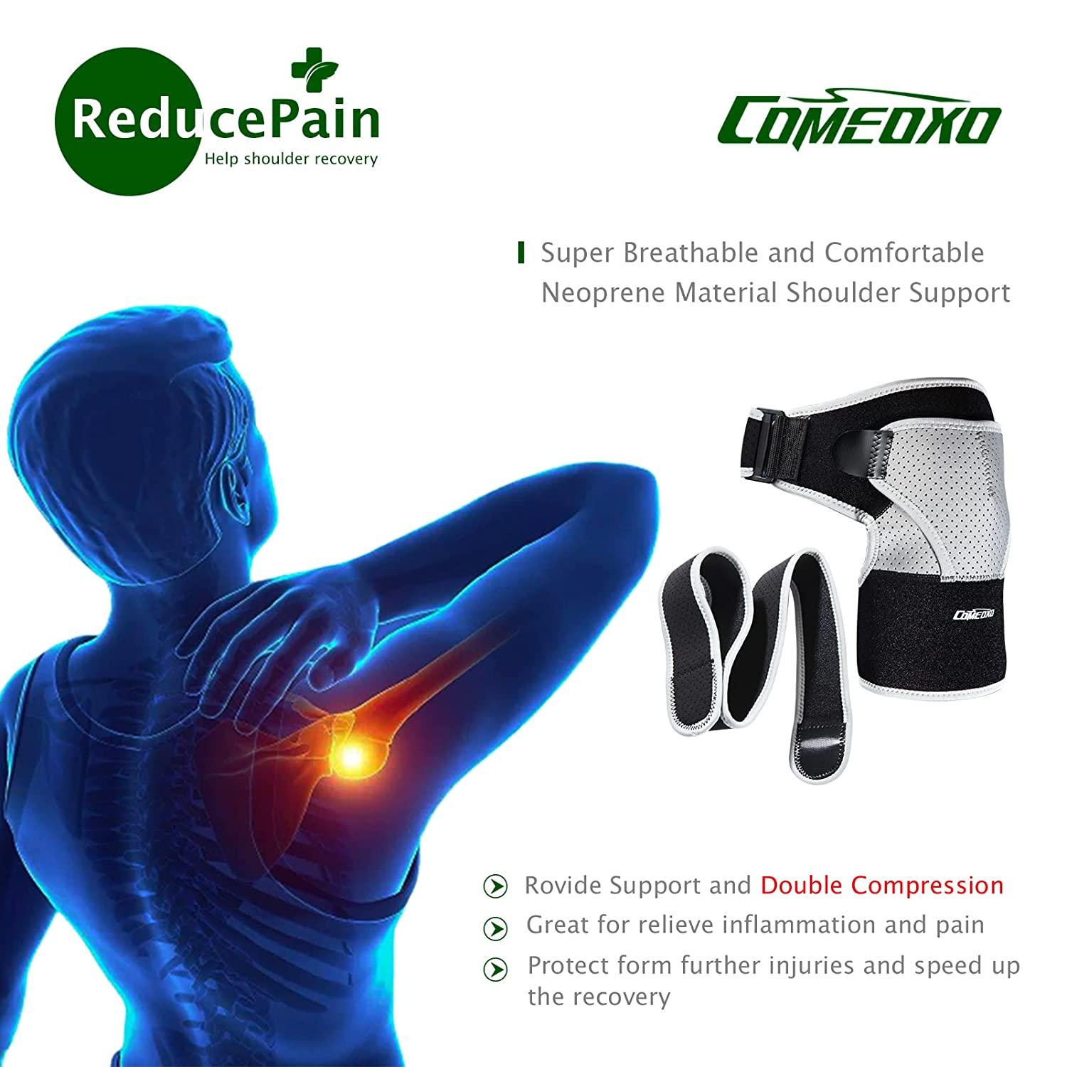 COMEOXO Shoulder Brace for Torn Rotator Cuff for Men Women, Shoulder