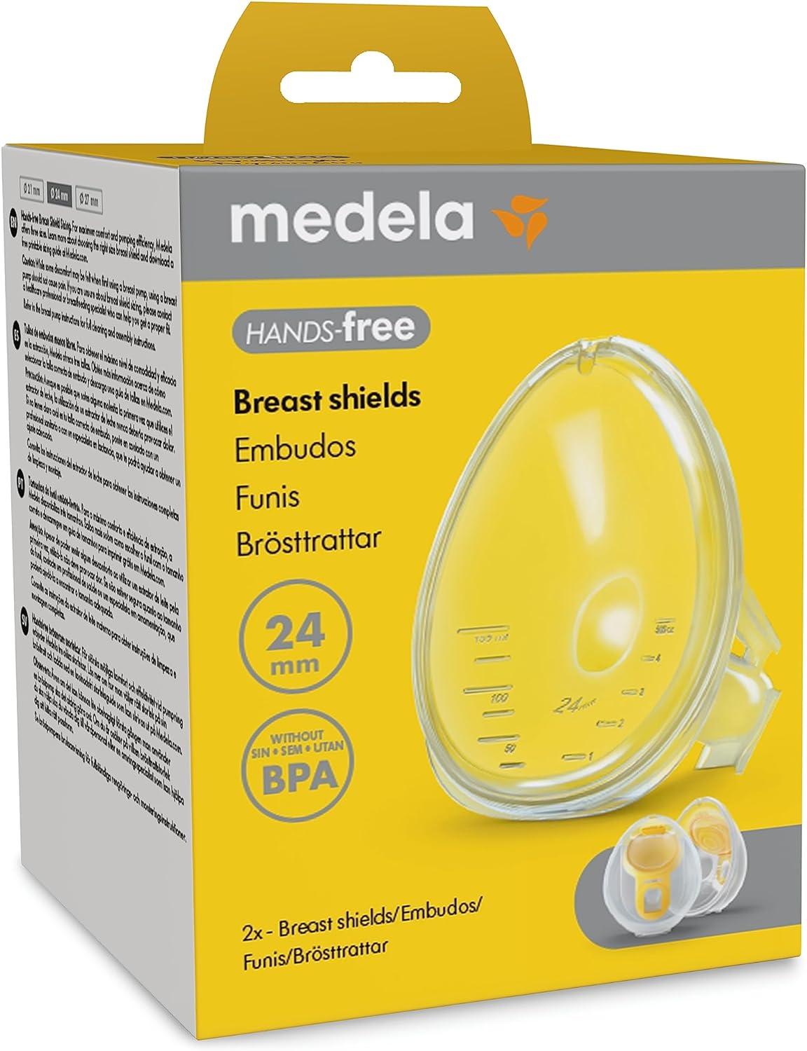 Medela Hands-free breast shields 2x breast shields BPA-free Medela