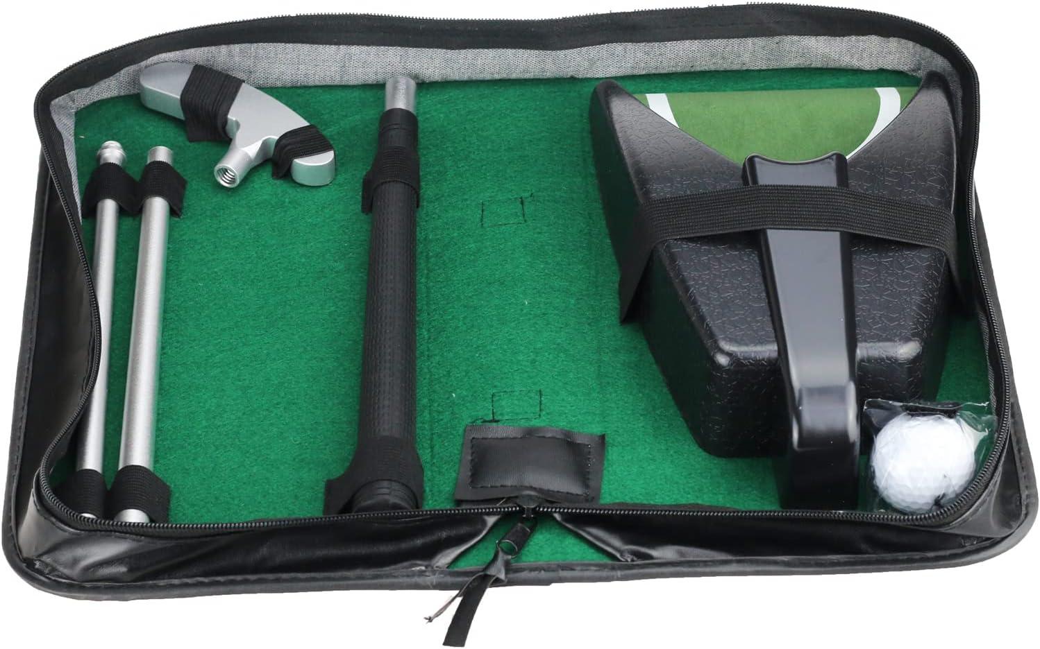 LEAGY Portable Golf Putter Set with Case Indoor/Outdoor Putting