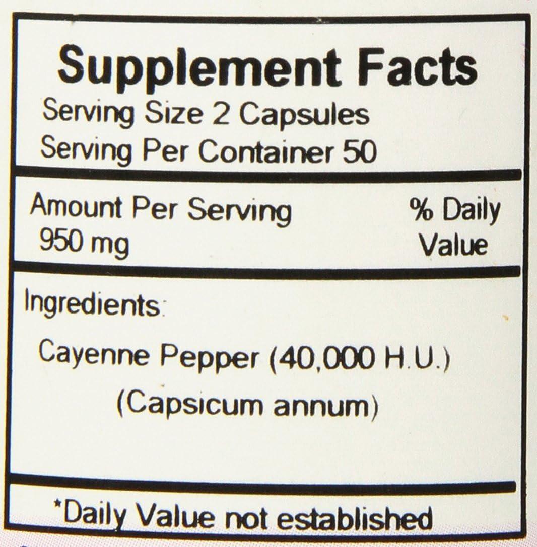 Dr Christopher's Formula Cayenne, 100 Count