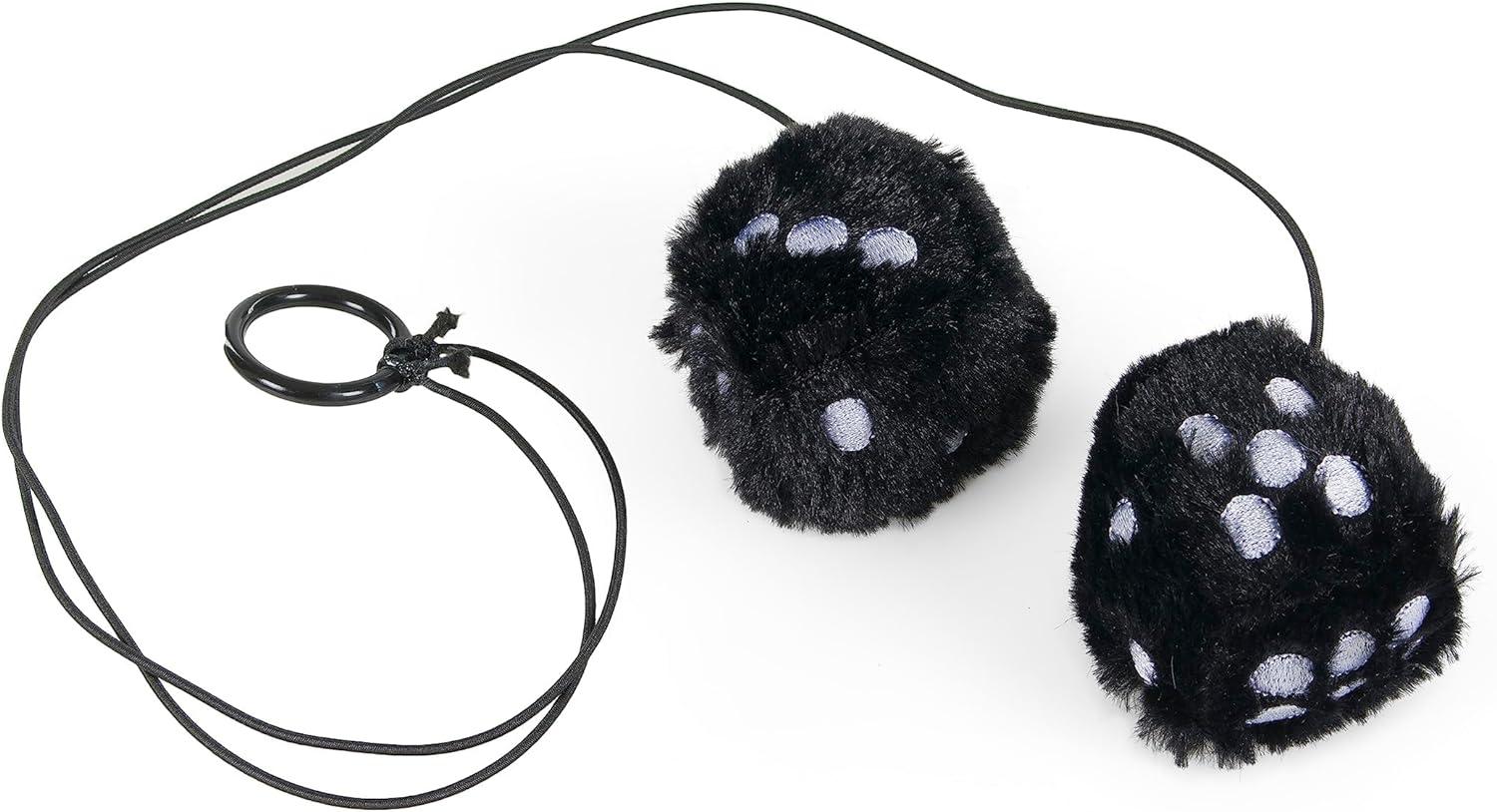 Petface Retro Furry Dice Finger Teaser Interactive Cat Toy Buy