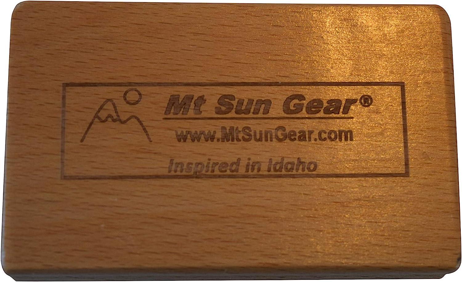 Mt. Sun Gear Horse Hair Ski Tuning Wax Brush Rectangle Shape Snow Board