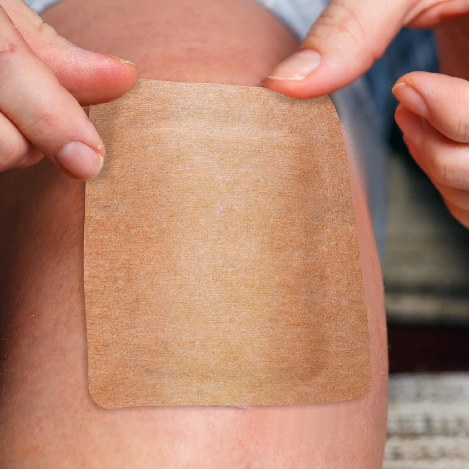 Teling 50 Ps Extra Large Adhesive Bandages Flexible Fabric Bandages for