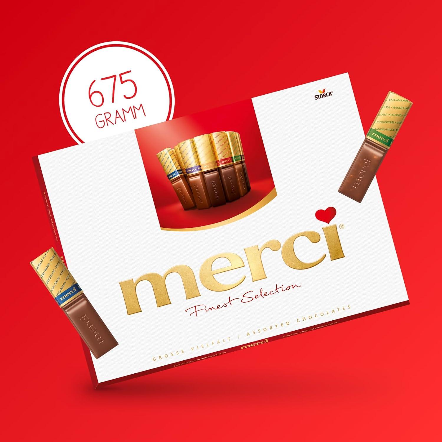 Merci Finest Selection: 675g Gourmet Chocolate Specialties Filled