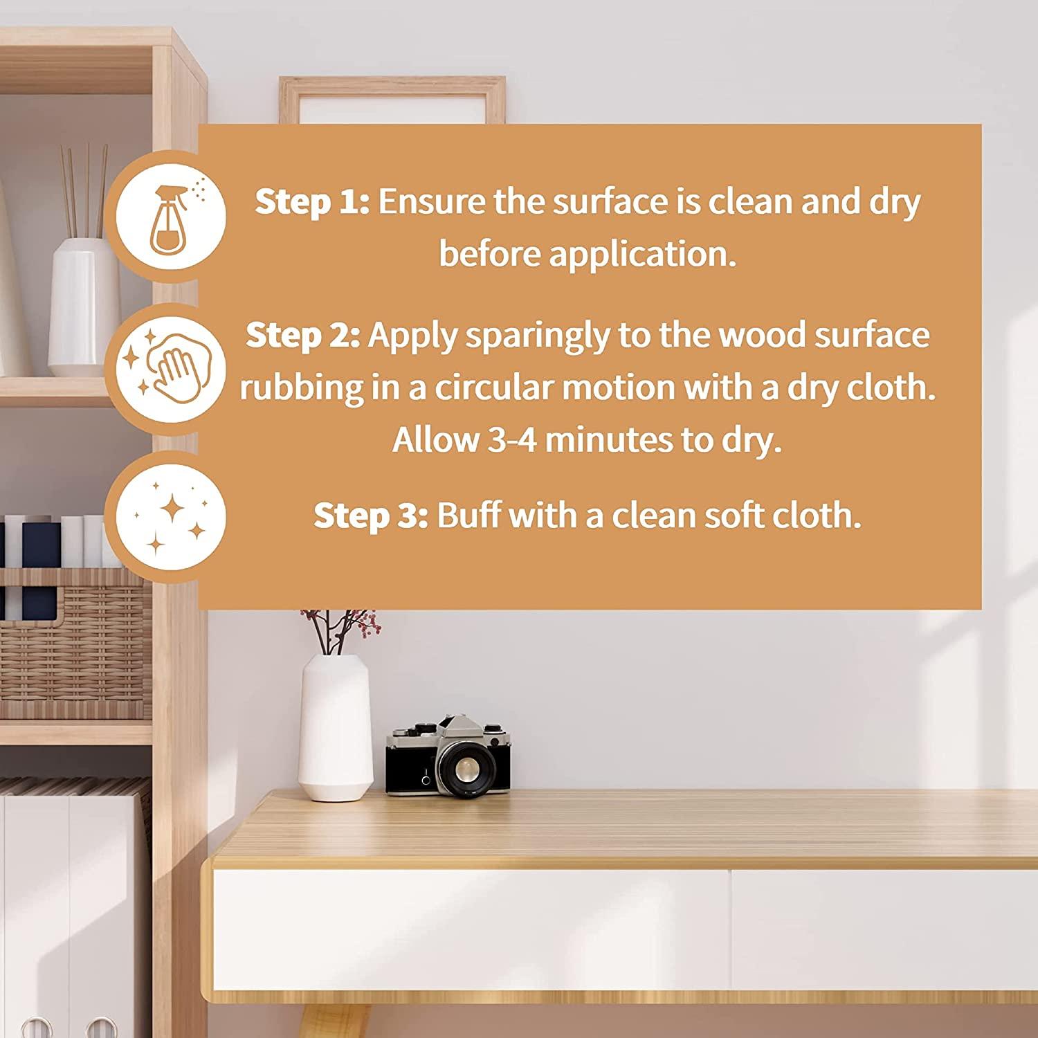 Furniture Clinic Traditional Beeswax Polish for Wood & Furniture Wax