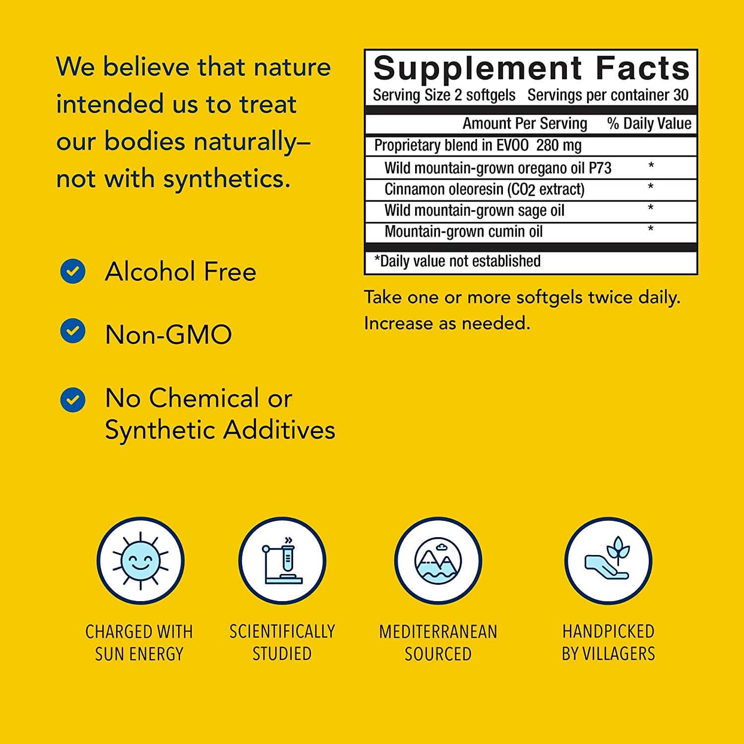 North American Herb & Spice OregaResp P73 60 Softgels Supports