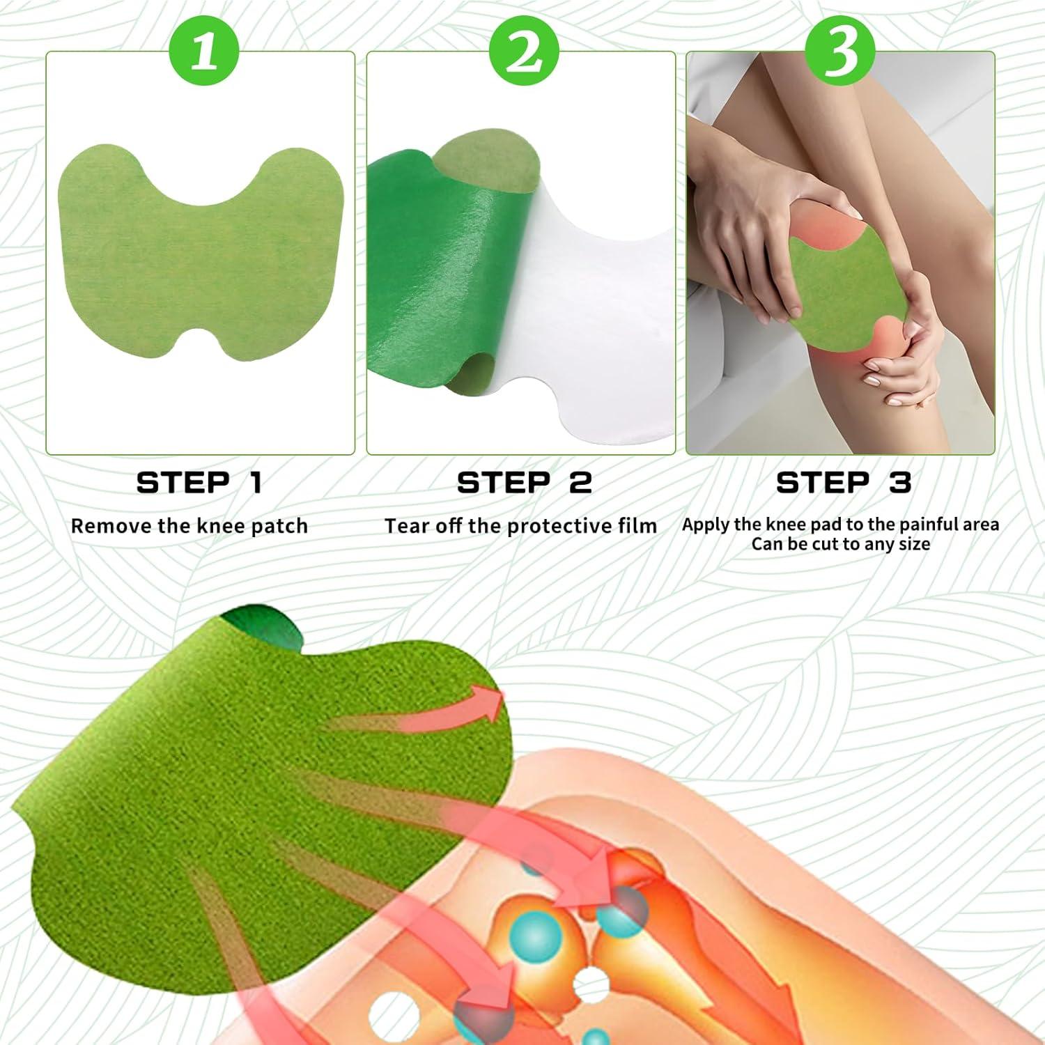 Luckyoon Pain Relief Patches 40 Pcs, Worwood Knee Pain Relief Patches - View #11