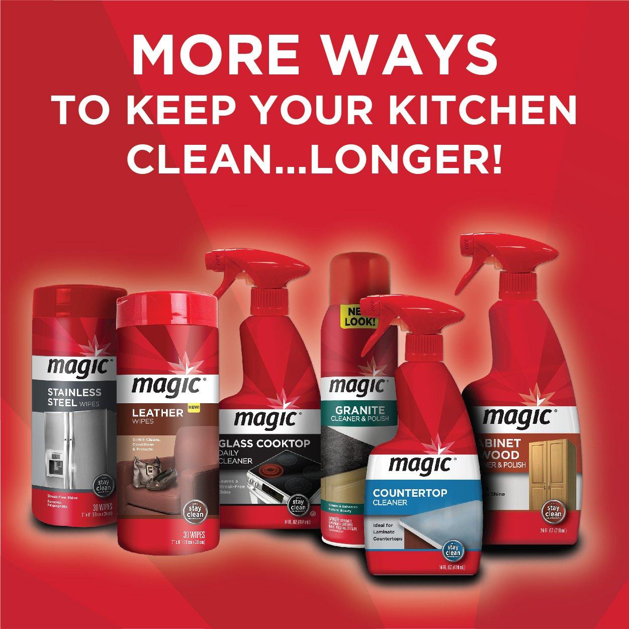Magic Stainless Steel Cleaner & Polish Trigger Spray Protects