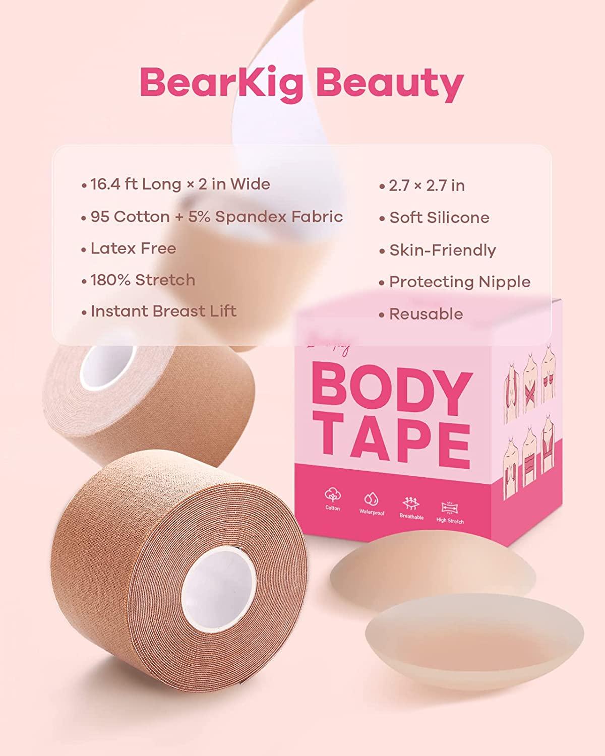 Breast Tape, Breast Lift Tape for A-E Cup Large Breast, Breathable