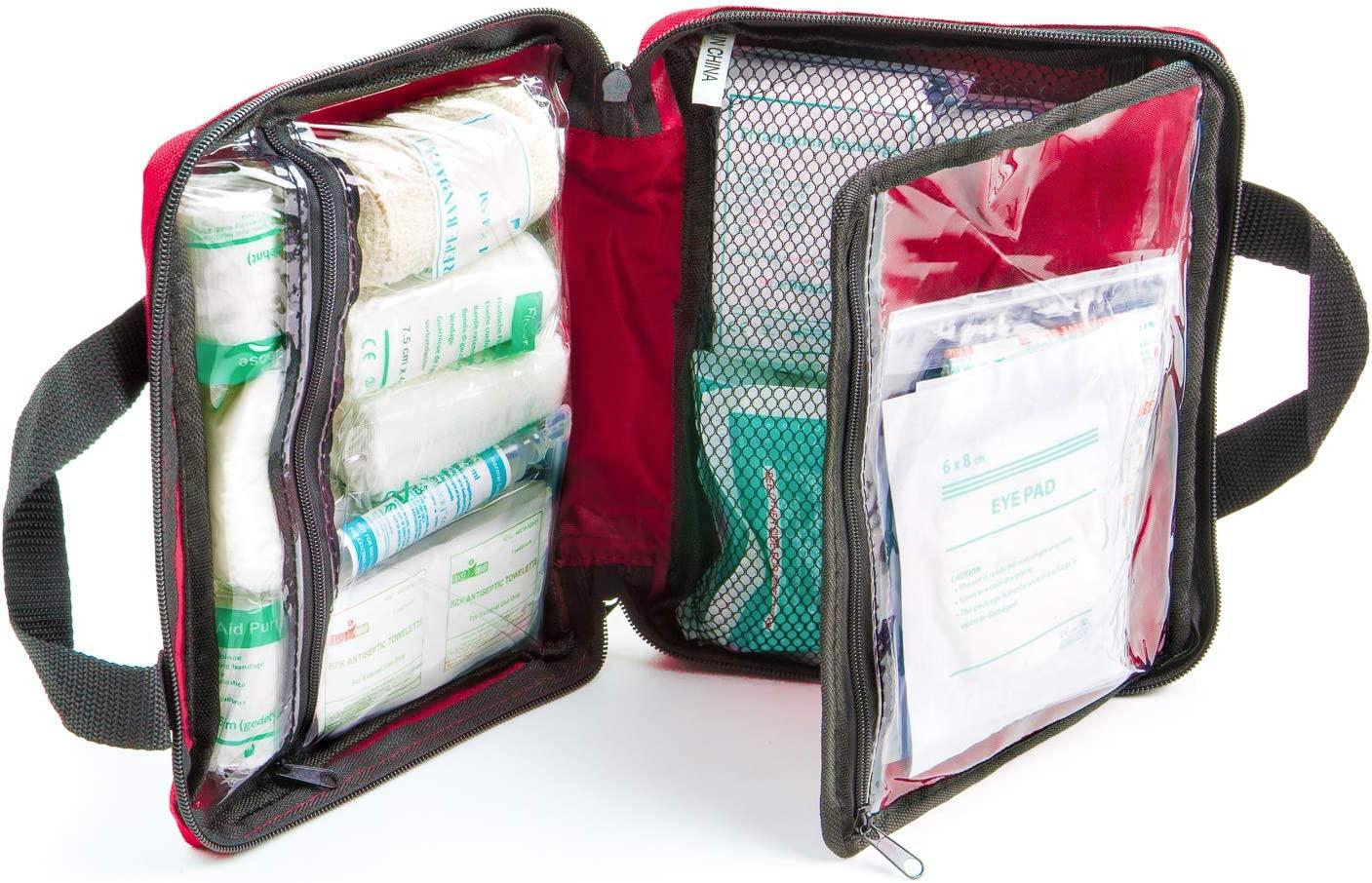 Lewis Plast Premium 92 Piece First Aid Kit Safety Essentials