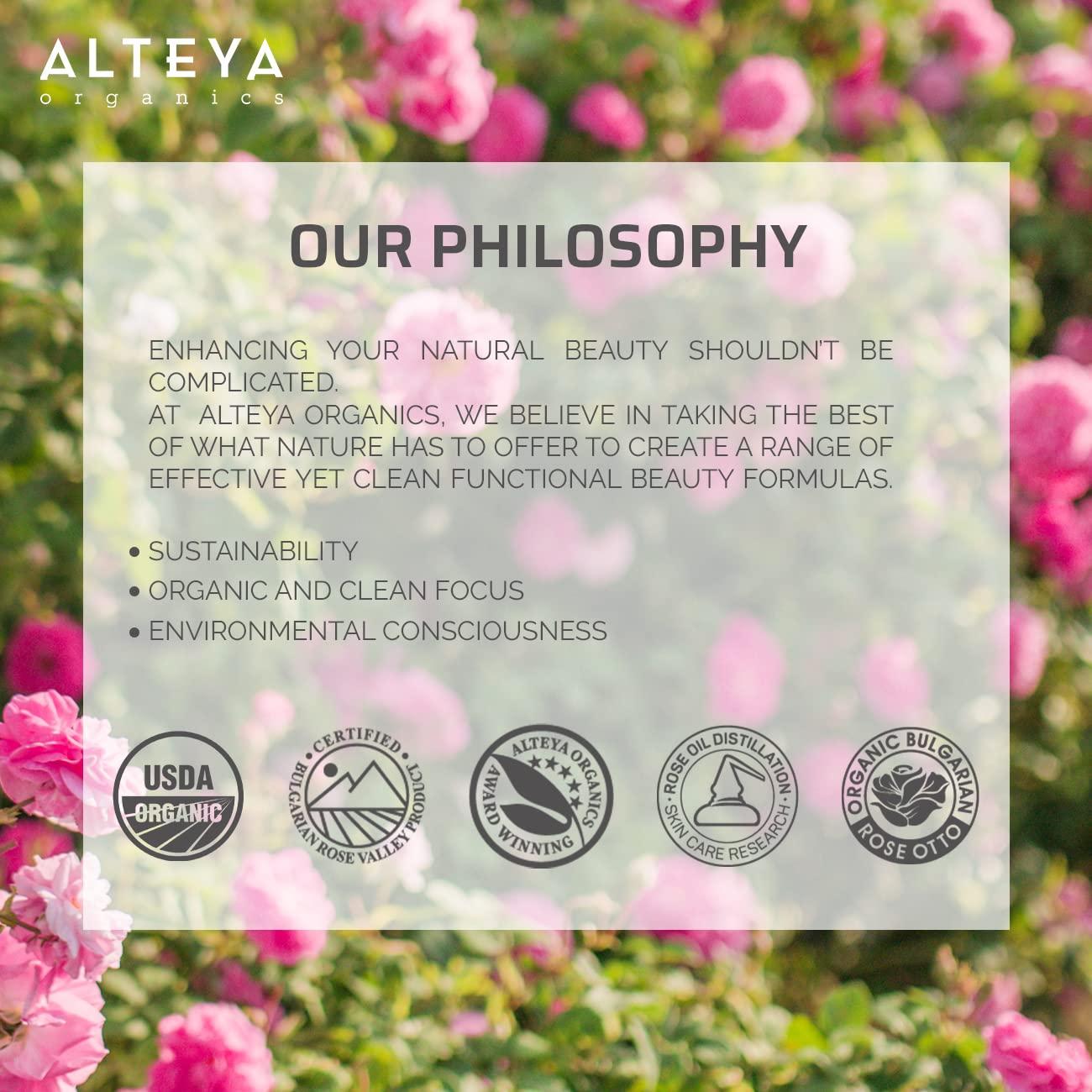 Alteya USDA Organic Bulgarian Rose Oil Rosa Damascena Otto Multi-Use Essential  Oil Blend Excellent for Aromatherapy Fragrance Skincare and Massage Therapy  10mL