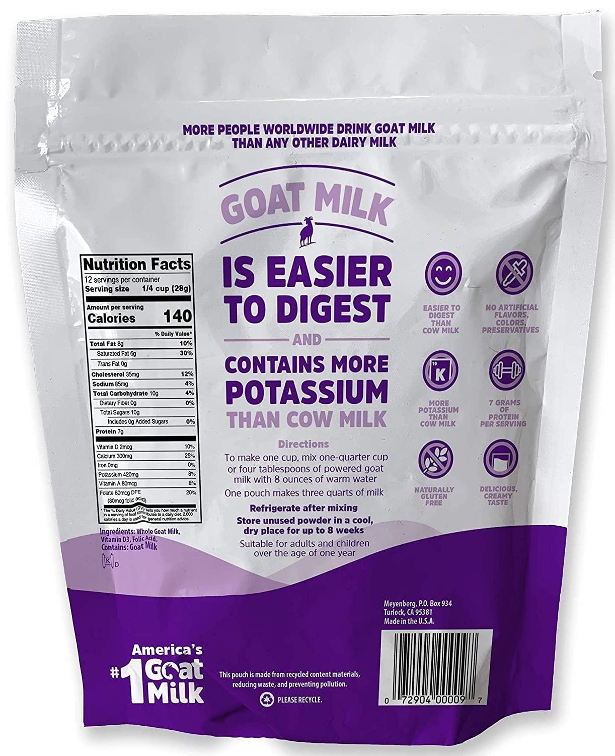 Whole Goat Milk Nutritional Value Besto Blog