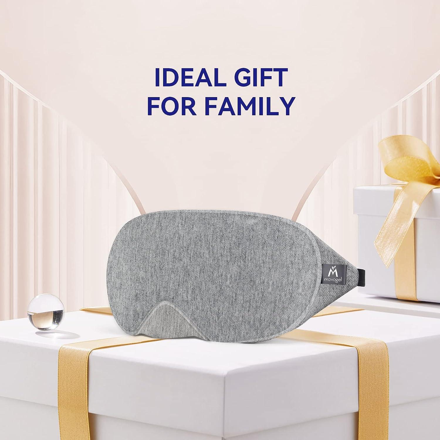 Mavogel Upgraded Sleep Mask for Men Women Luxury Cotton Sleep Eye