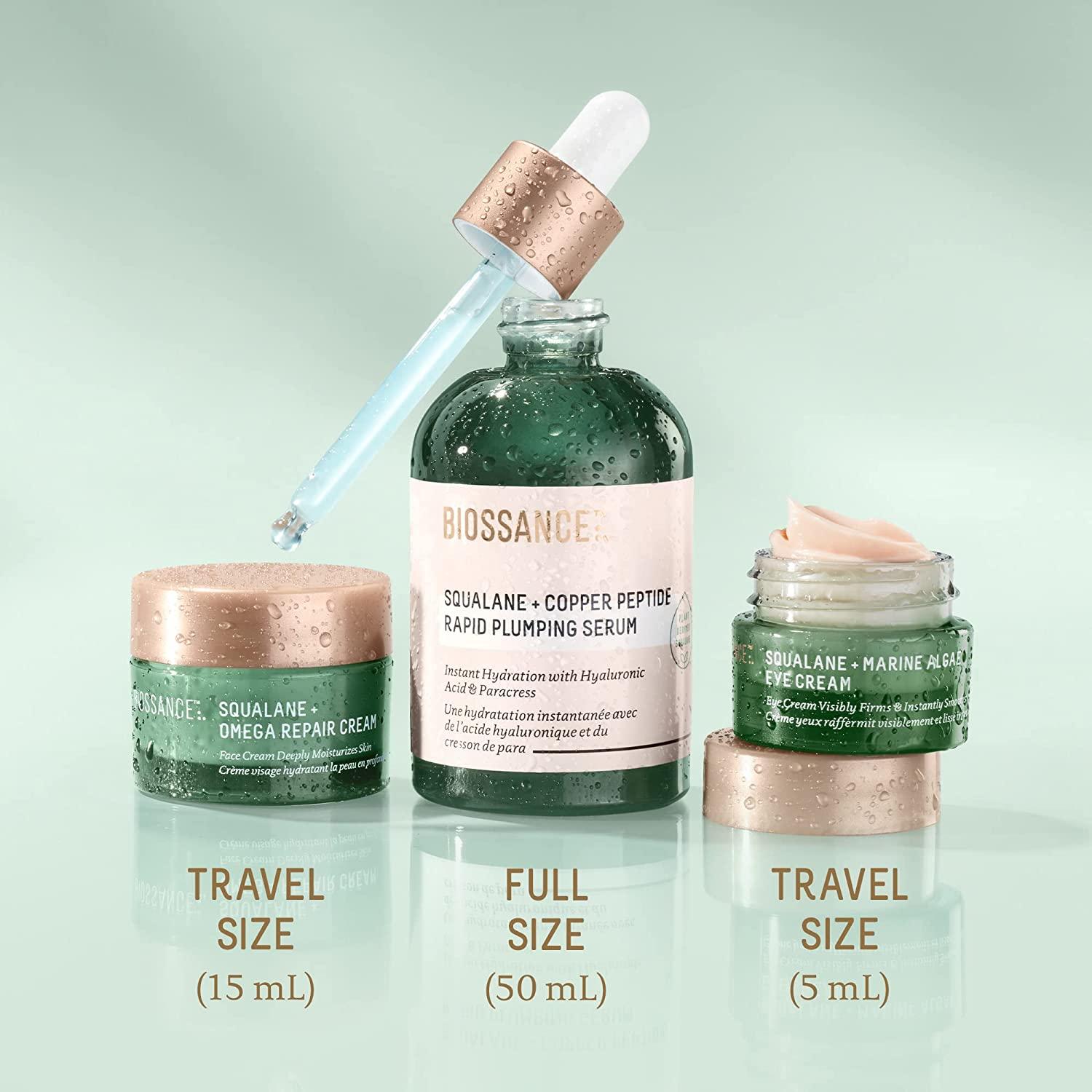 Biossance Instant Hydration Set FullSize Squalane + Copper Peptide