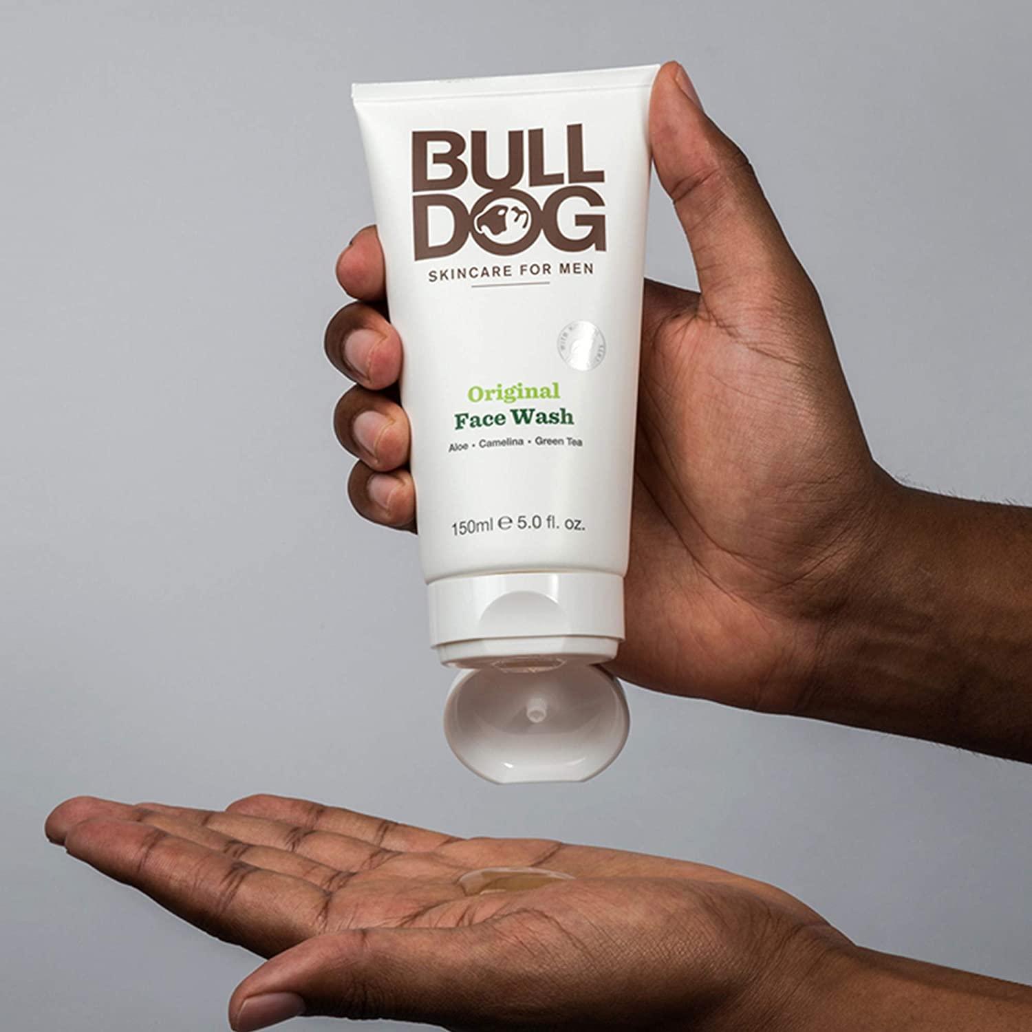 Bulldog Mens Skincare and Grooming, Original Face Wash/ Scrub, 5 Oz