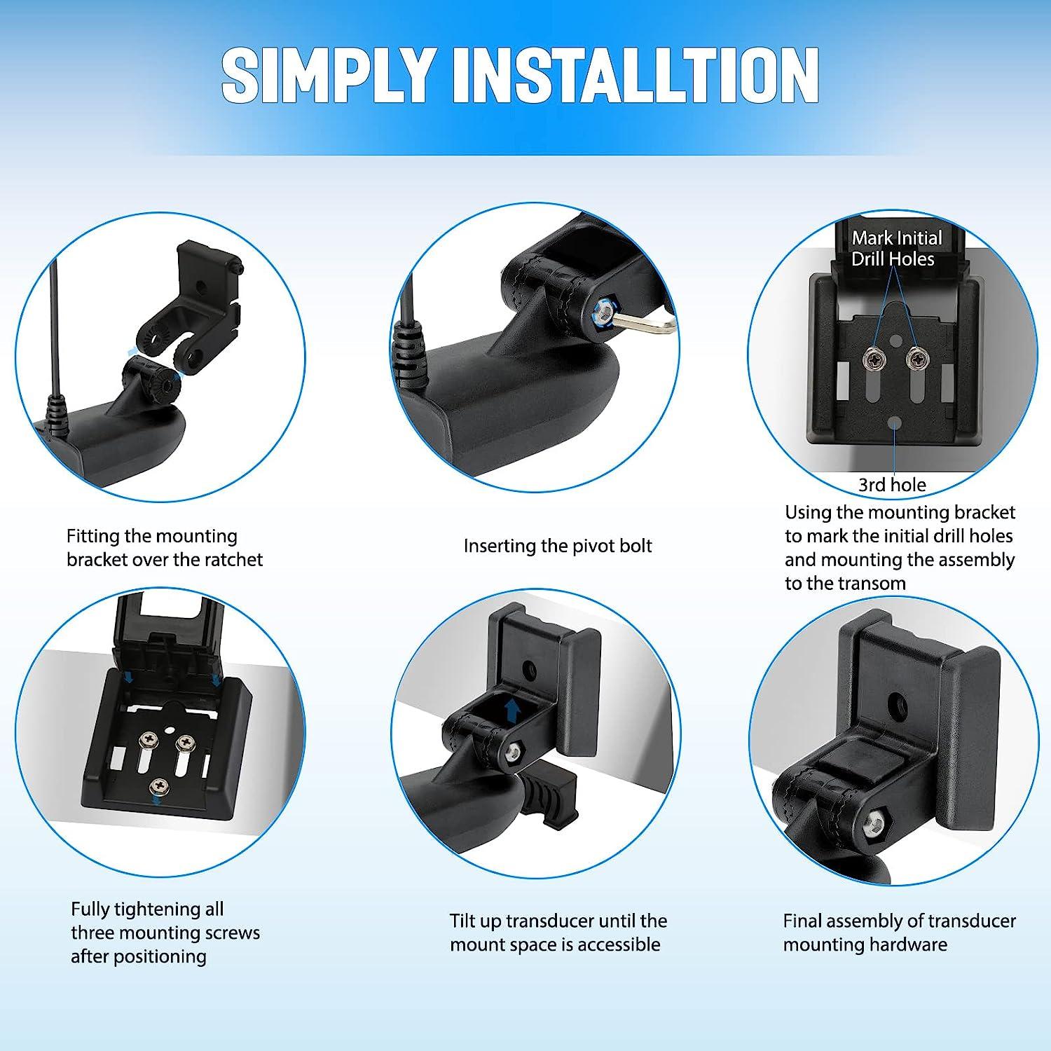 XNT Transducer Bracket, Transducer Mounting Plate for MHX XNT Model