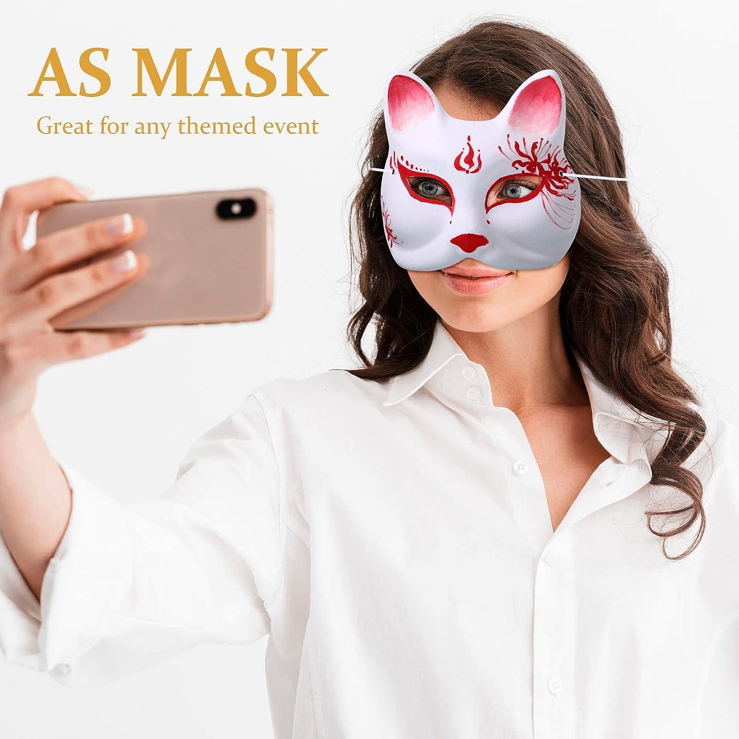 Blank Masquerade Mask, Mask Cosplay Blank
