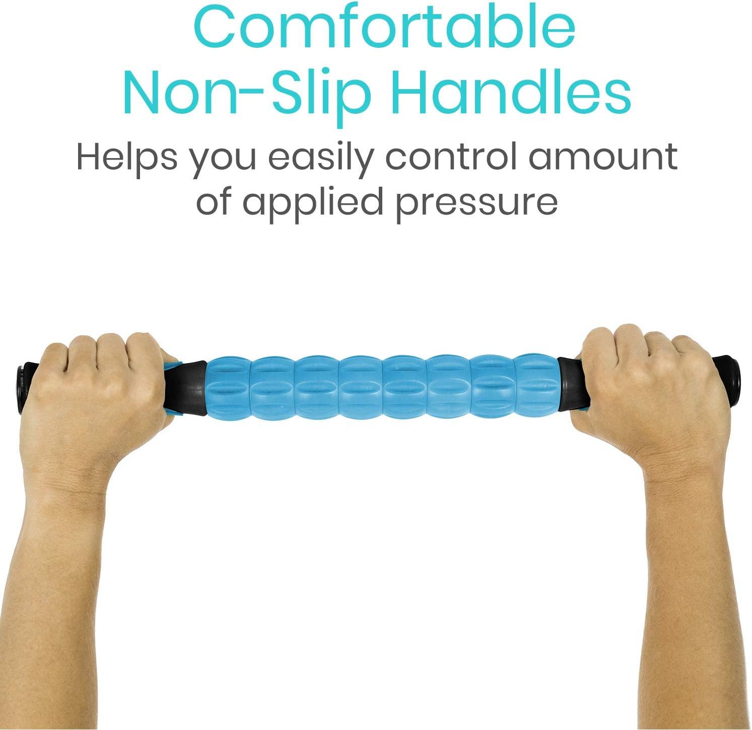 Vive Massage Stick Roller for Muscle Back Legs Deep Tissue Body Fascia Massager for Hamstring