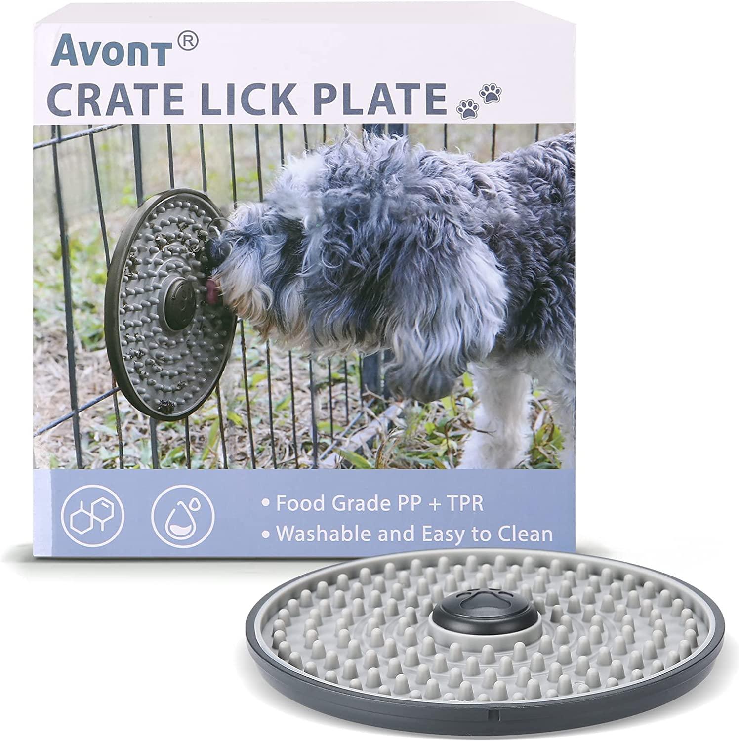 Avont Lick Mat for Dogs Cats, Dog Cat Lick Mat Slow Feeder for Wet
