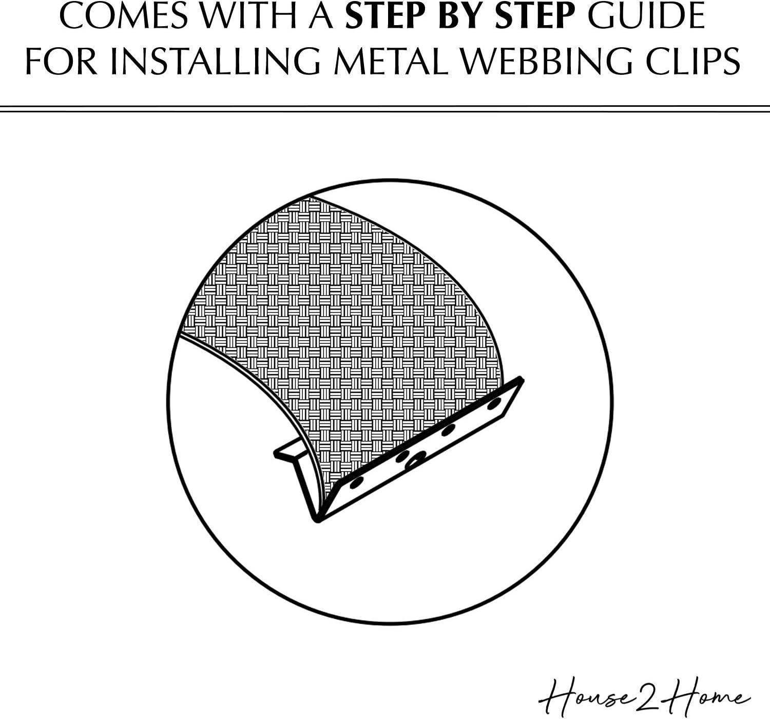 House2Home Replacement Elastic bing Kit to Repair Sagging Couch