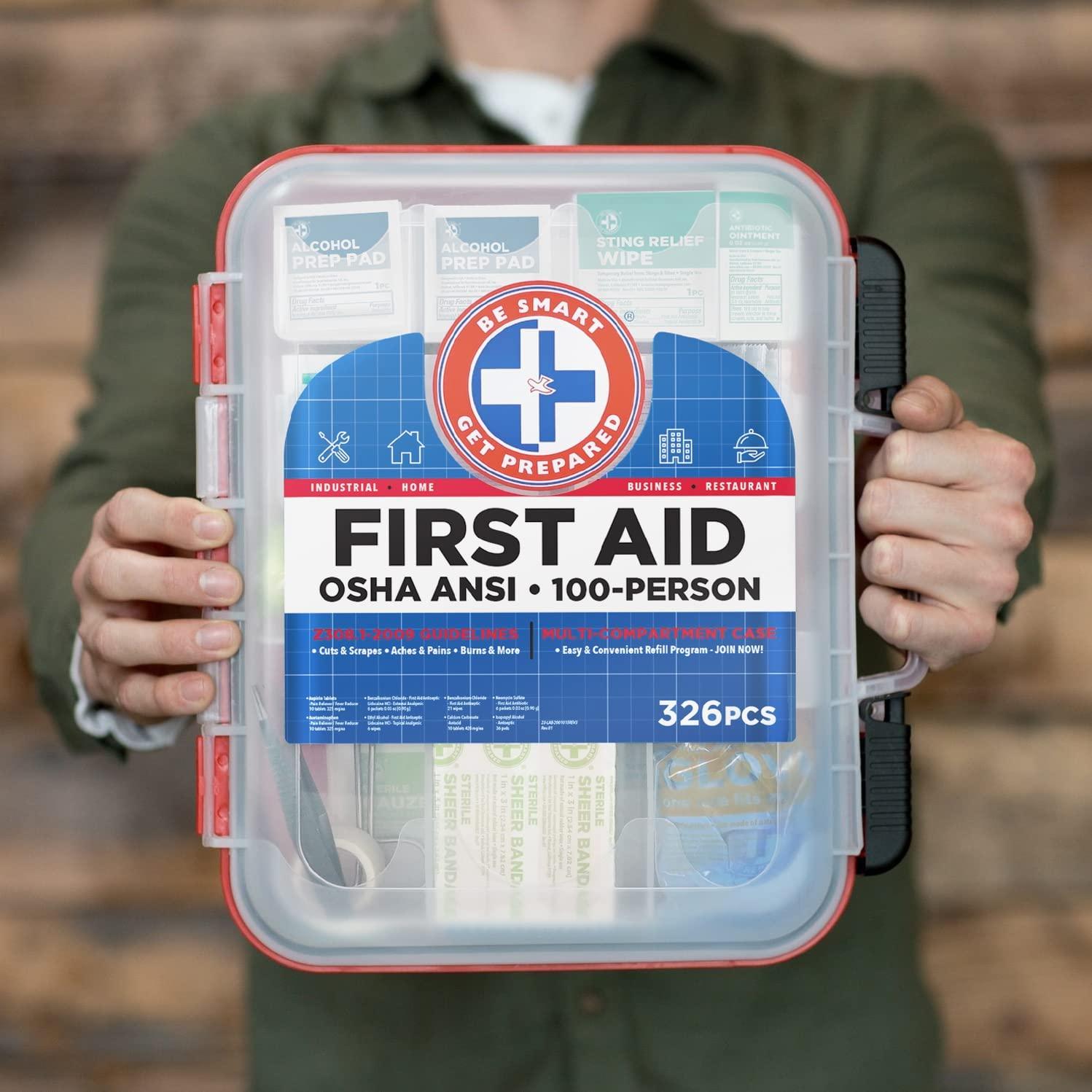 Car and Travel Wound Care First Aid Kit with Private Label FDA