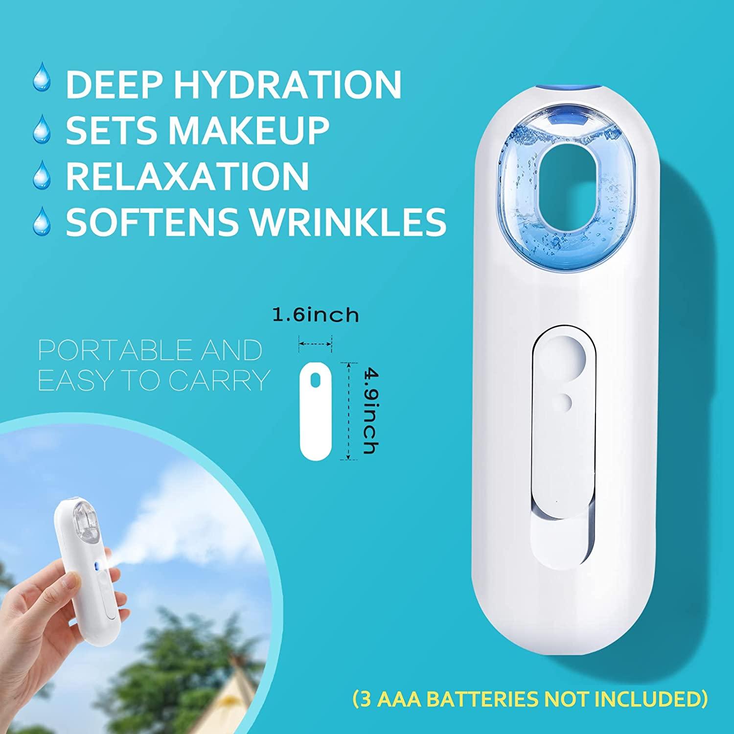 Nano Mister Portable Facial Steamer Colorfarm Face Mister Sprayer with