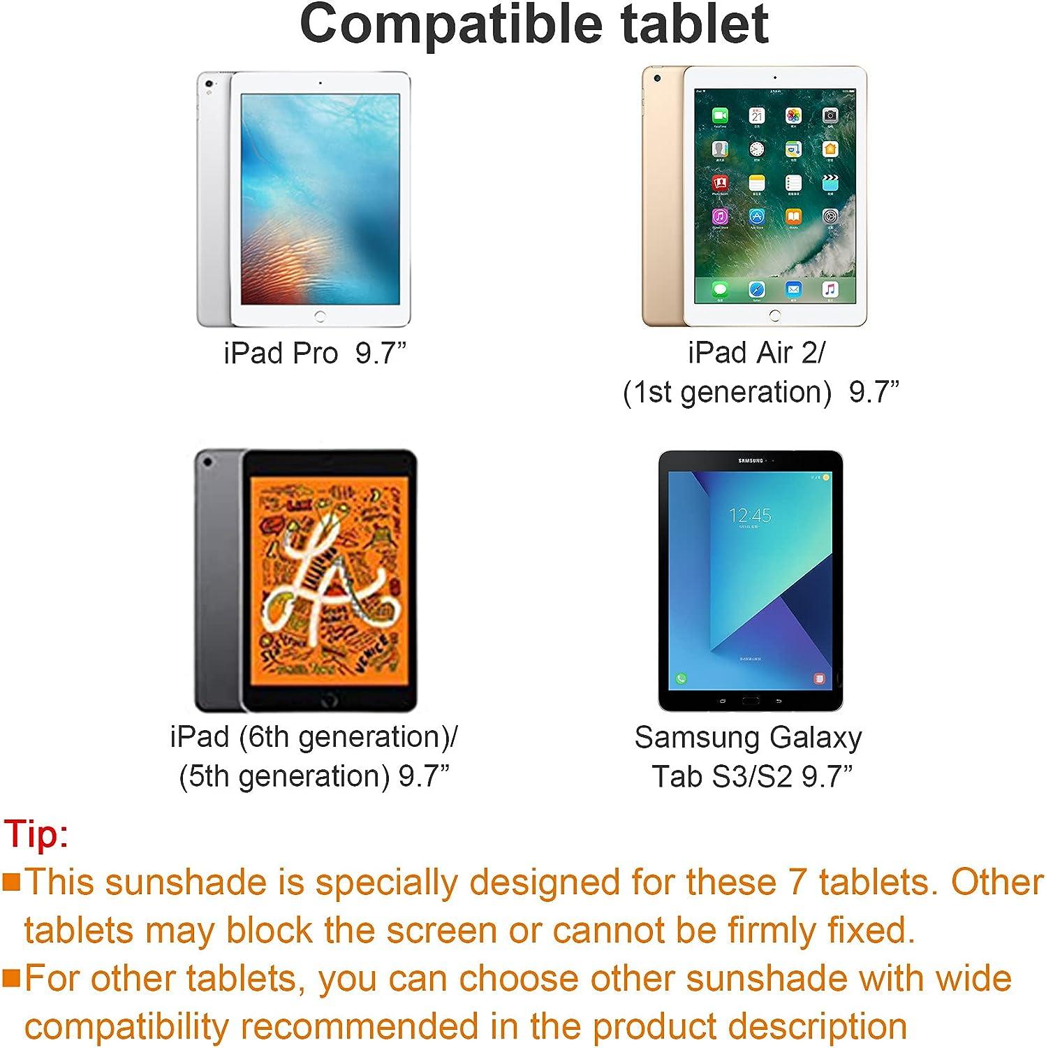 Hanatora Inch Monitor Tablet Sun Hood Shade for DJI Drones