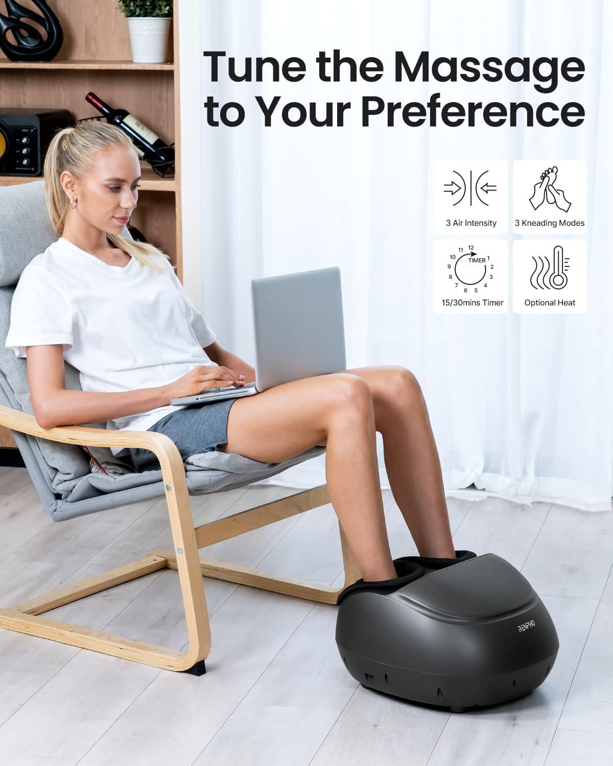 RENPHO Foot Massager With Heat, Electric Shiatsu Ecuador - View #3