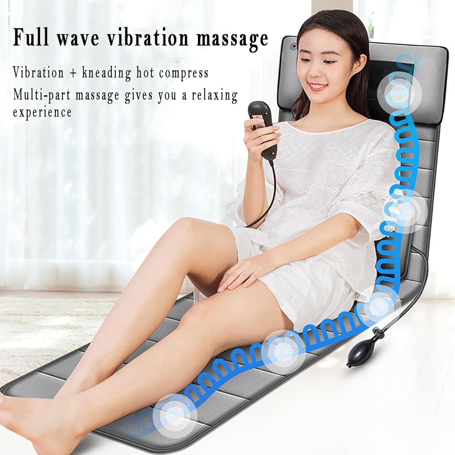 vibrating massage blanket McBean Home Massage Blanket & Body Heating Pillows | 3-in-1 Use 9 Intensity  Levels Wave Vibration for Ultimate Relief | Buy Now with Express  International Delivery