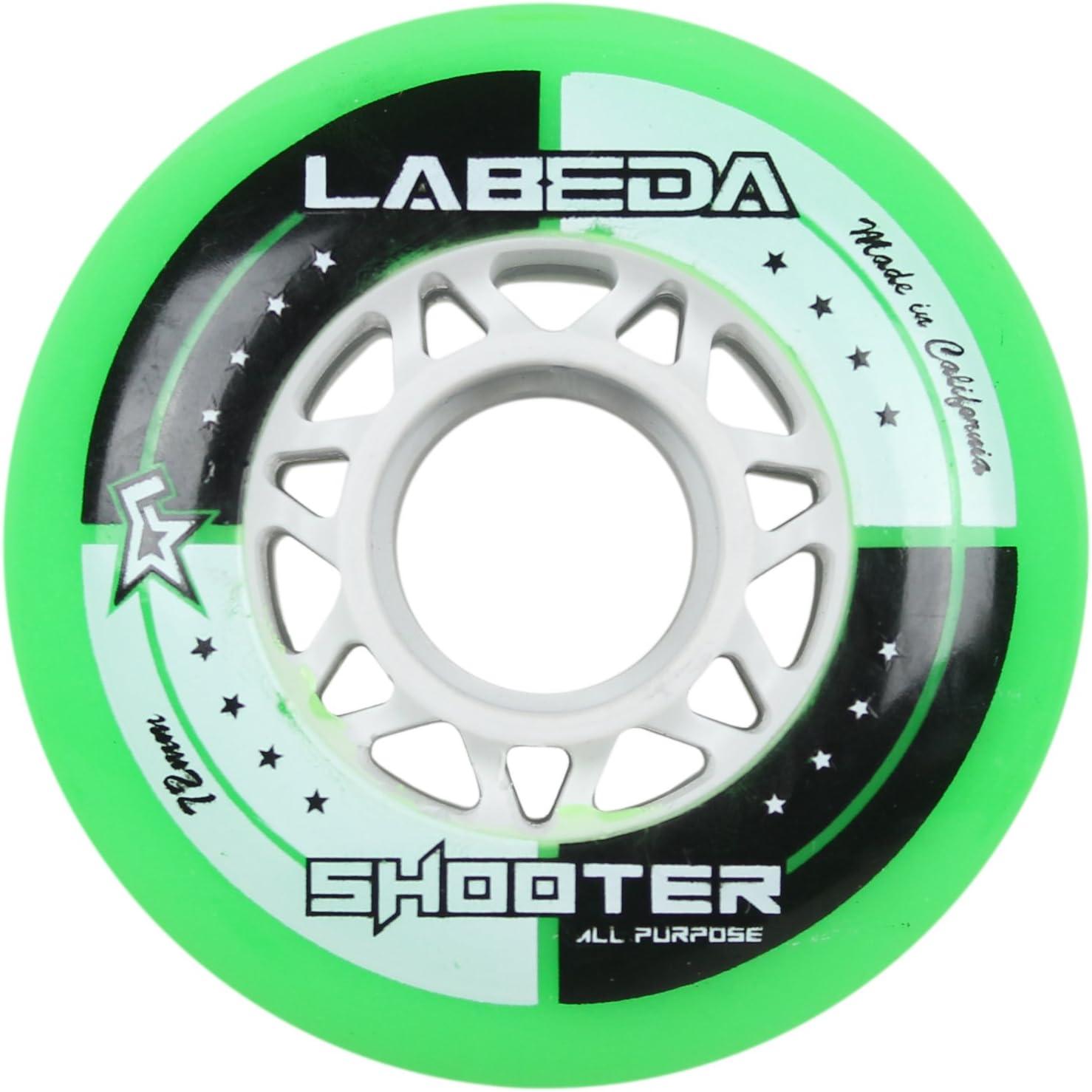 Labeda Shooter Inline Roller Hockey Wheels + Hybrid Ceramic Bearings