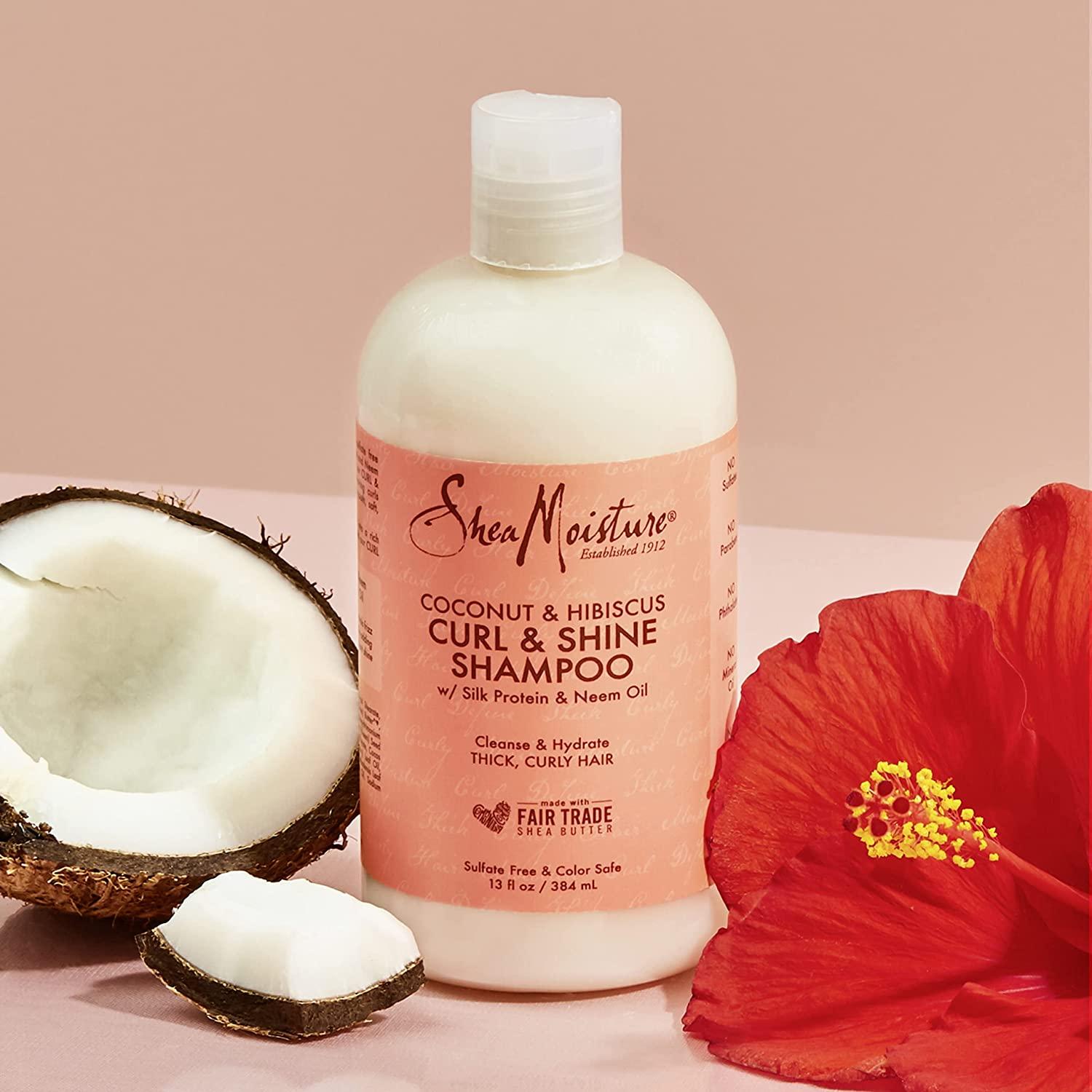 SheaMoisture Coconut & Hibiscus Curl and Shine Shampoo - 13