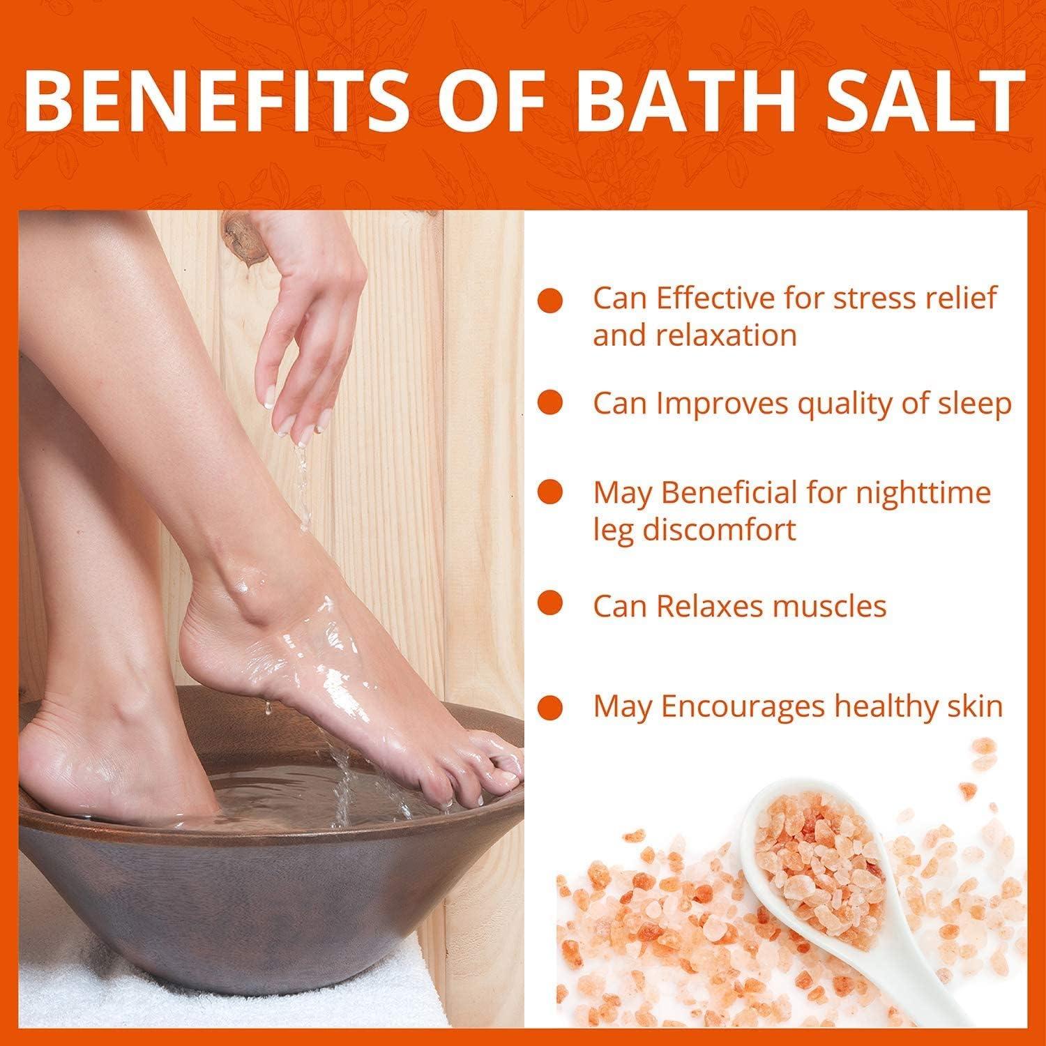 Natural Solution Bath Salt with 84 Minerals and Dissolvable Therapy