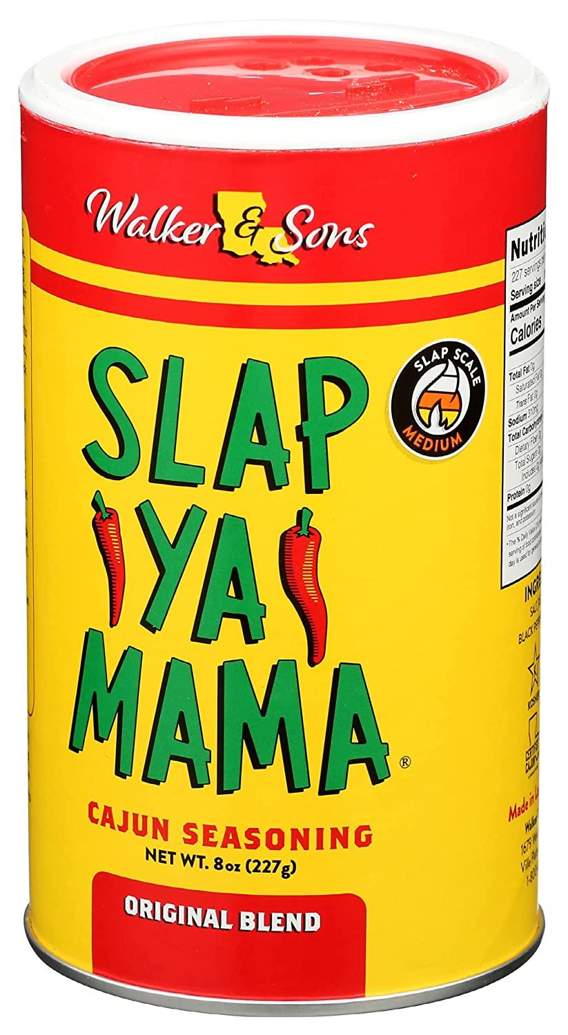  Slap Ya Mama Cajun Seasoning from Louisiana, Hot Blend, No MSG  and Kosher, 8 Ounce Can : Grocery & Gourmet Food
