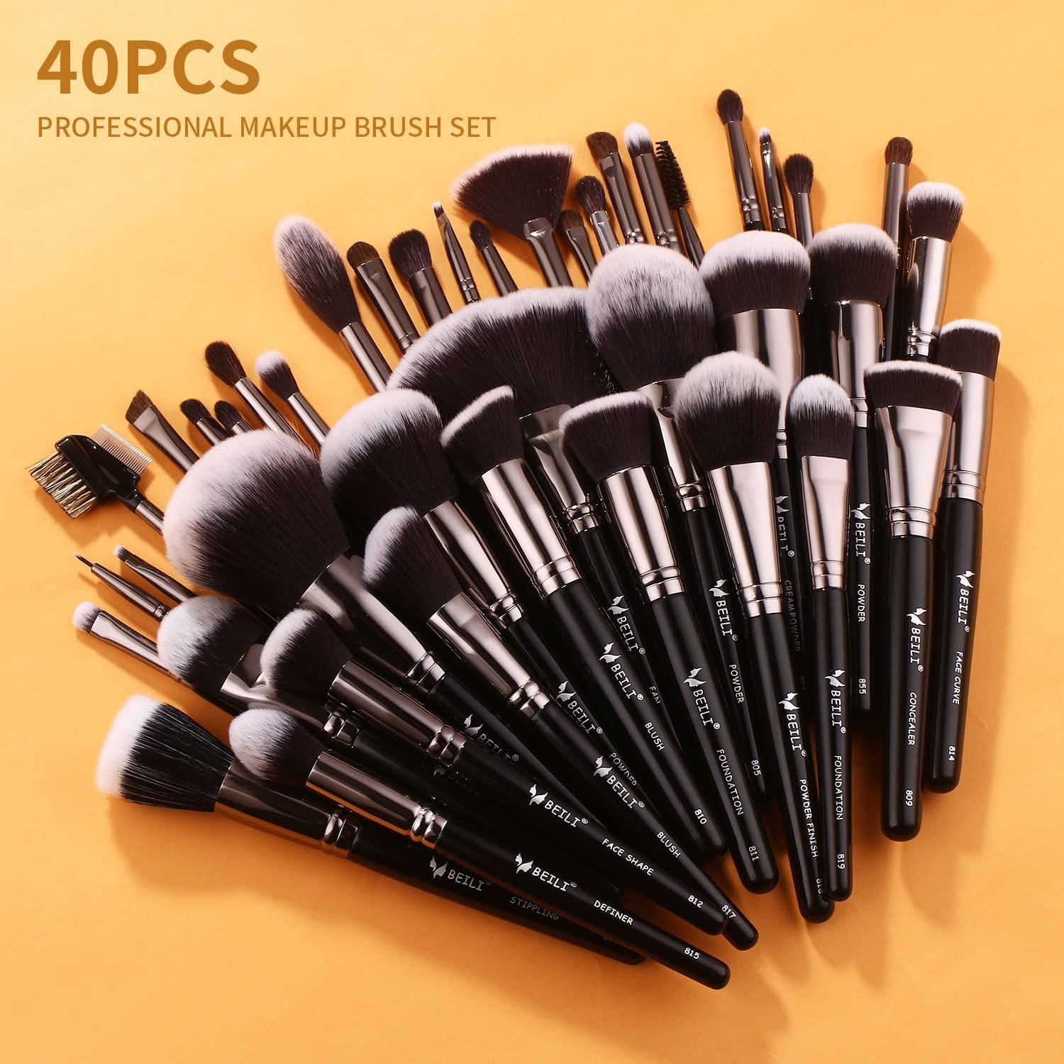 Beili Makeup Brushes 40pcs Professional