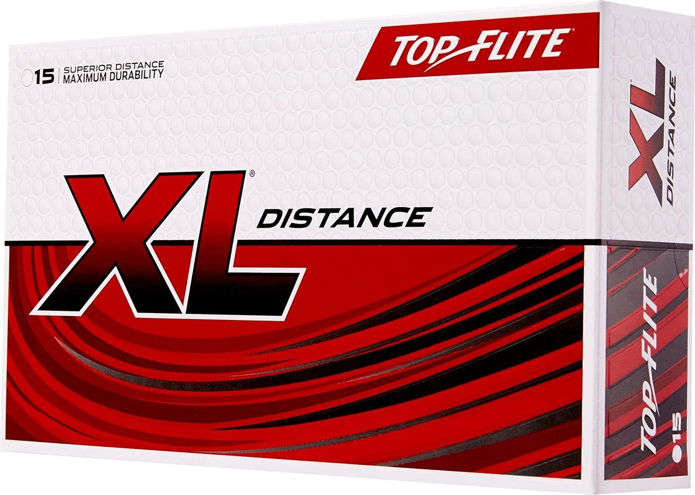 Top Flite 2019 XL Distance Golf Balls 15 Pack