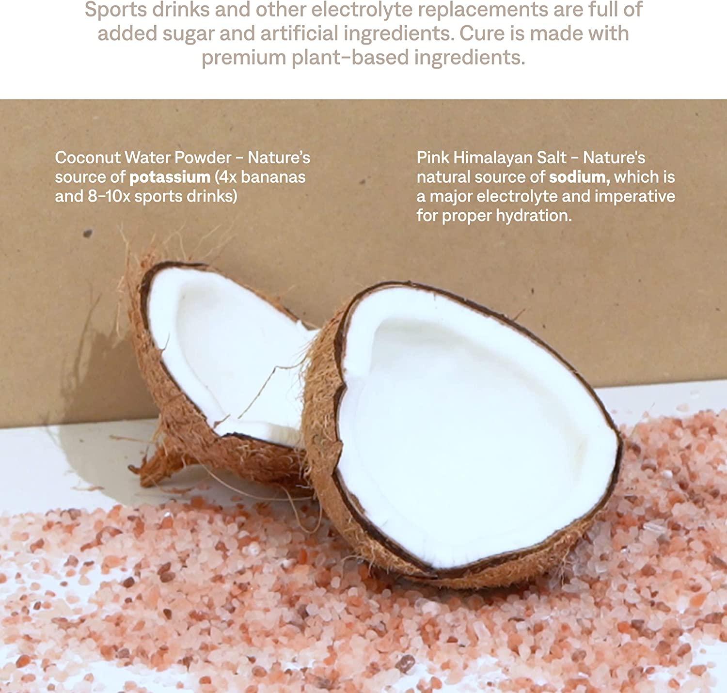 Cure Hydrating Electrolyte Mix Electrolyte Powder for Dehydration