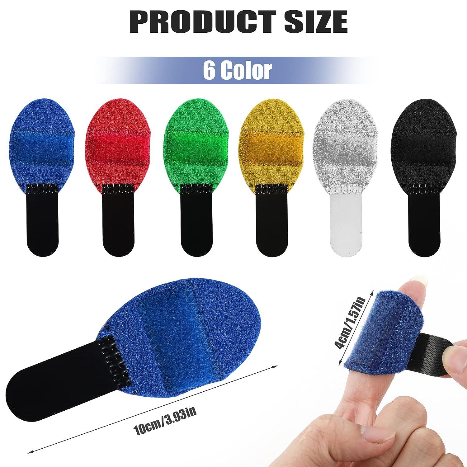 TOYMIS 6pcs Trigger Finger Splints Soft Fabric Little Finger Splint