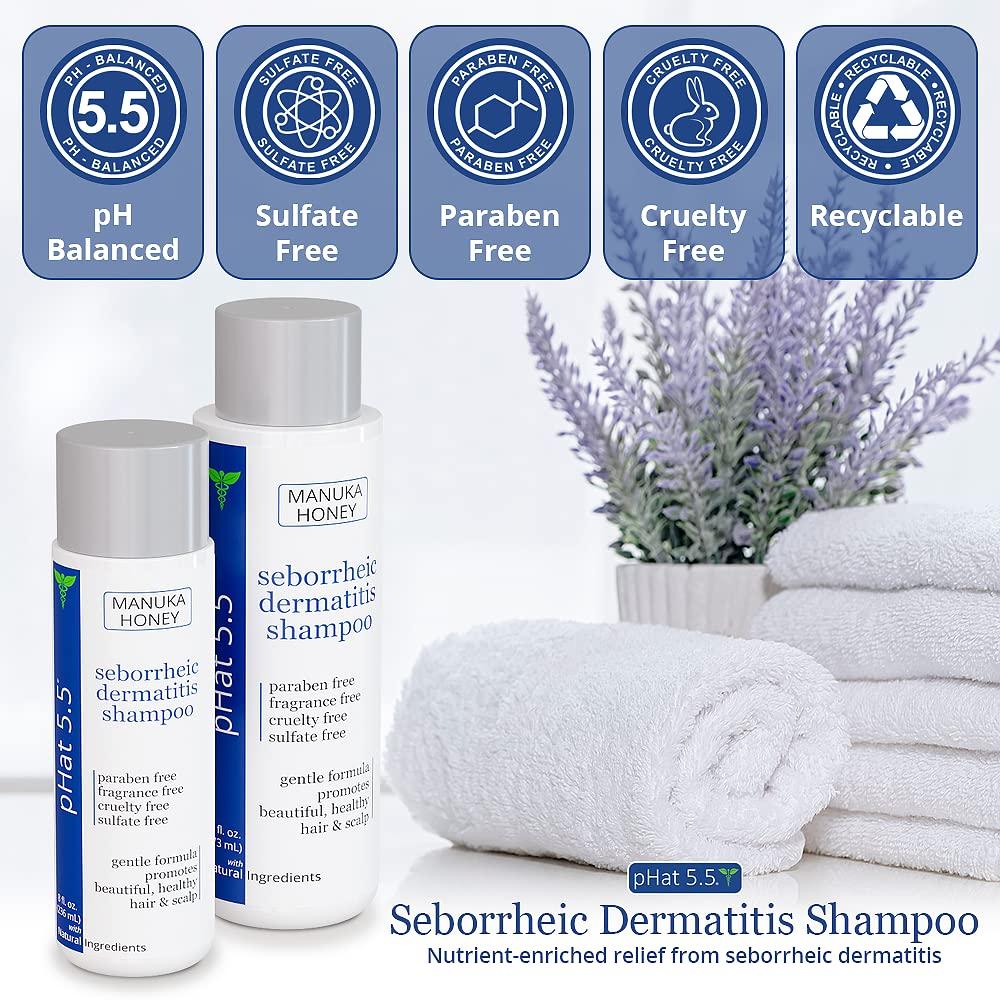 Seborrheic Dermatitis Shampoo for Itchy Scalp Treatment Natural