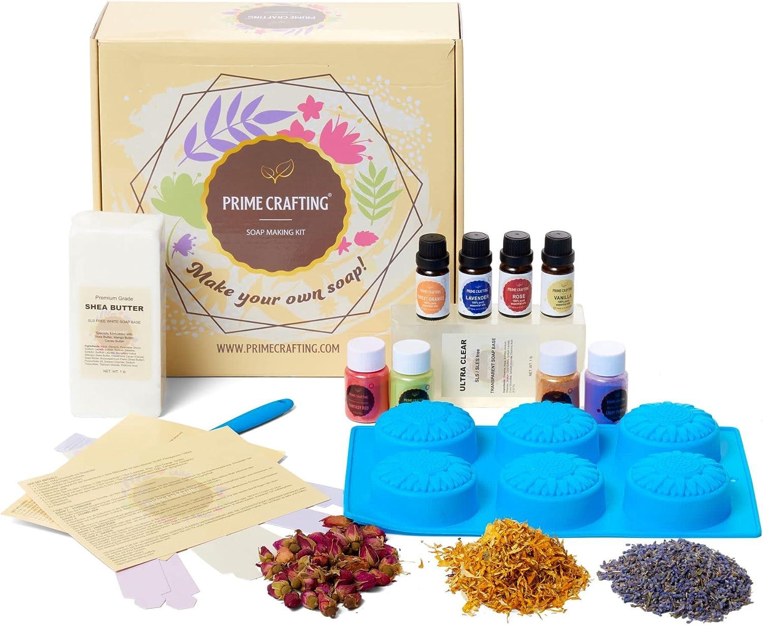 Premium Soap Making Kit Melt and Pour Shea Butter Soap Base with