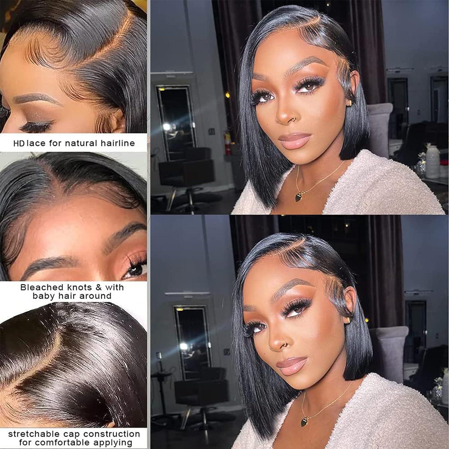 Ebbfurln 13x4 HD Lace Front Bob Wig 10 Inch | Brazilian