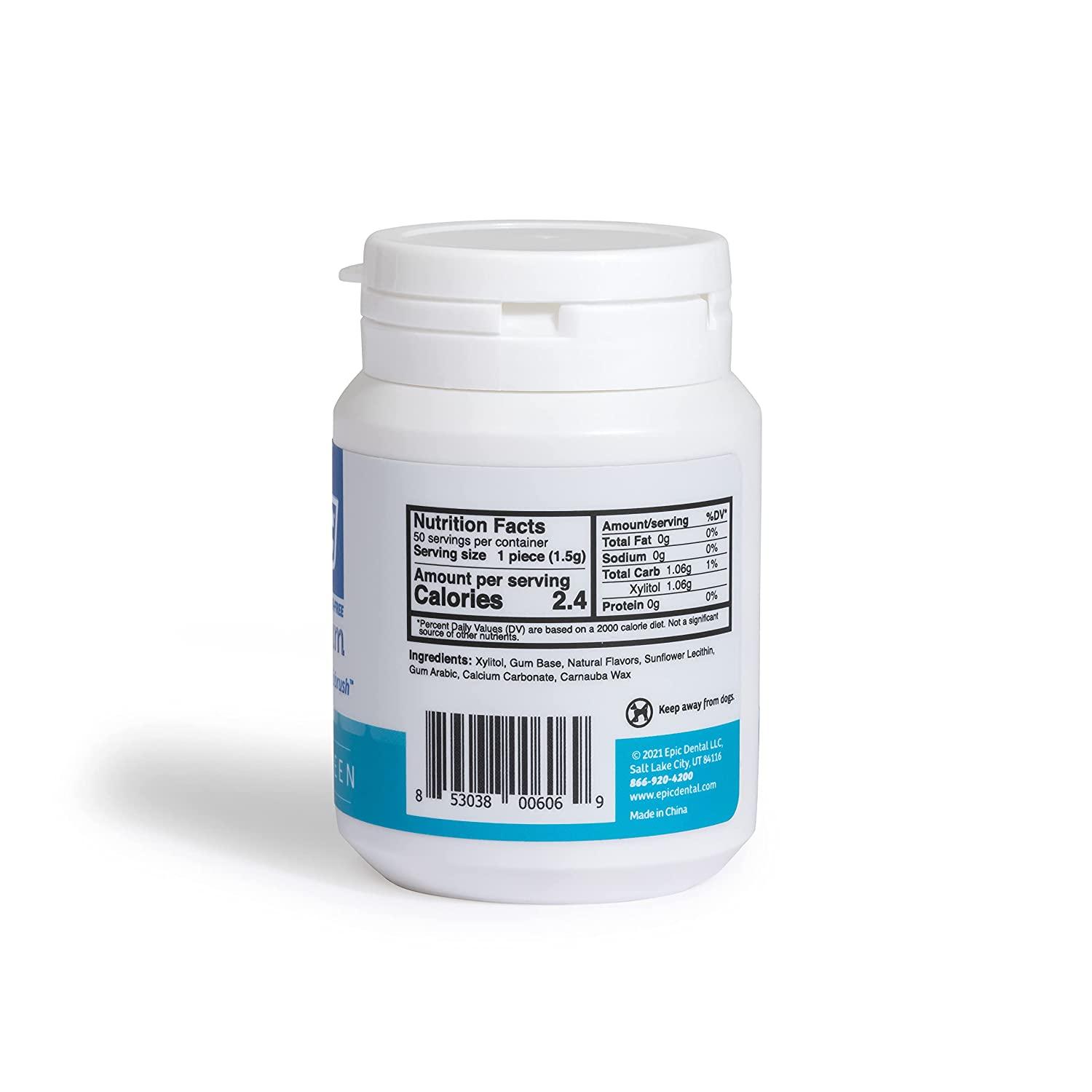 Epic Xylitol Chewing Gum Sugar Free & Aspartame Free Chewing Gum