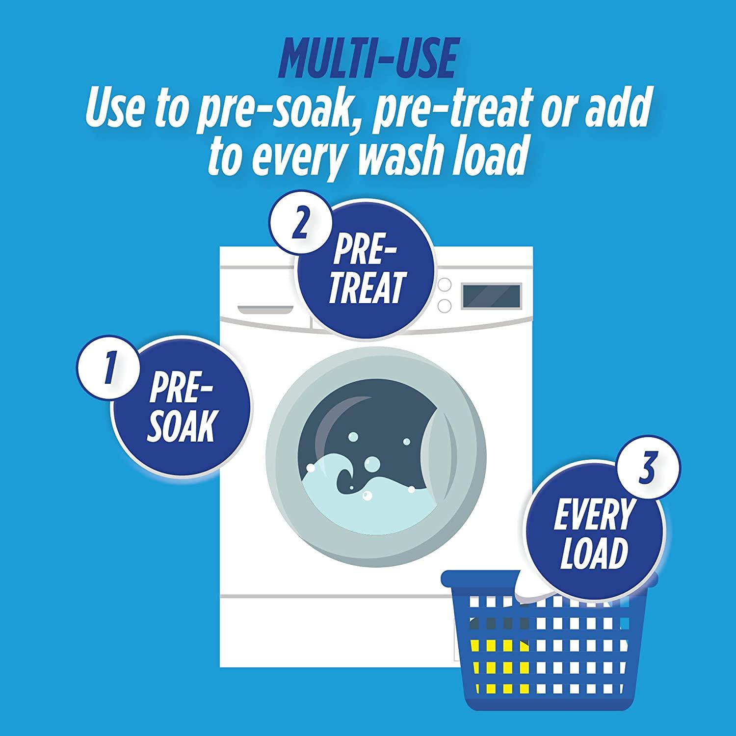 Biz Laundry Detergent Powder Booster, Stain & Odor Removal 80 Ounces