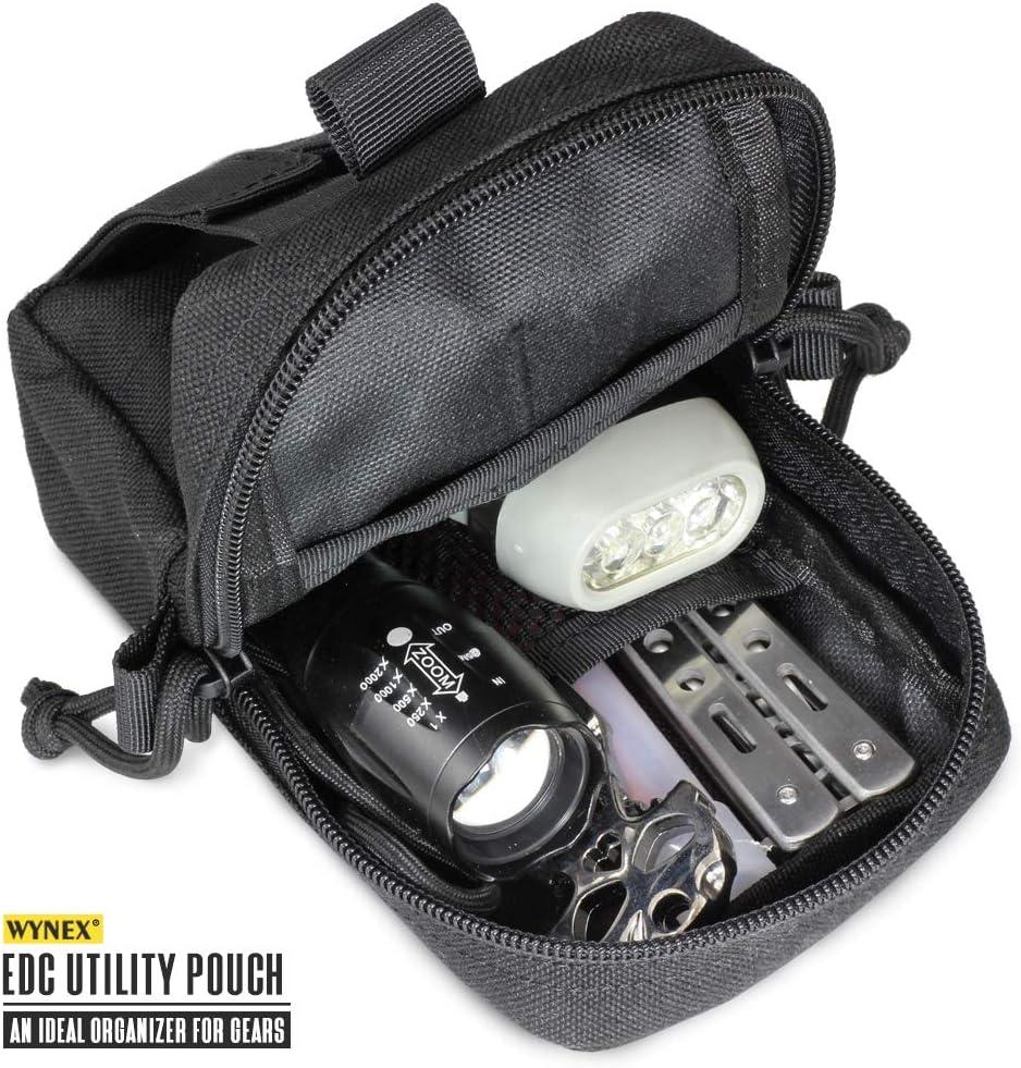 Wynex tactical edc pouch, molle utility pouches gadget organize