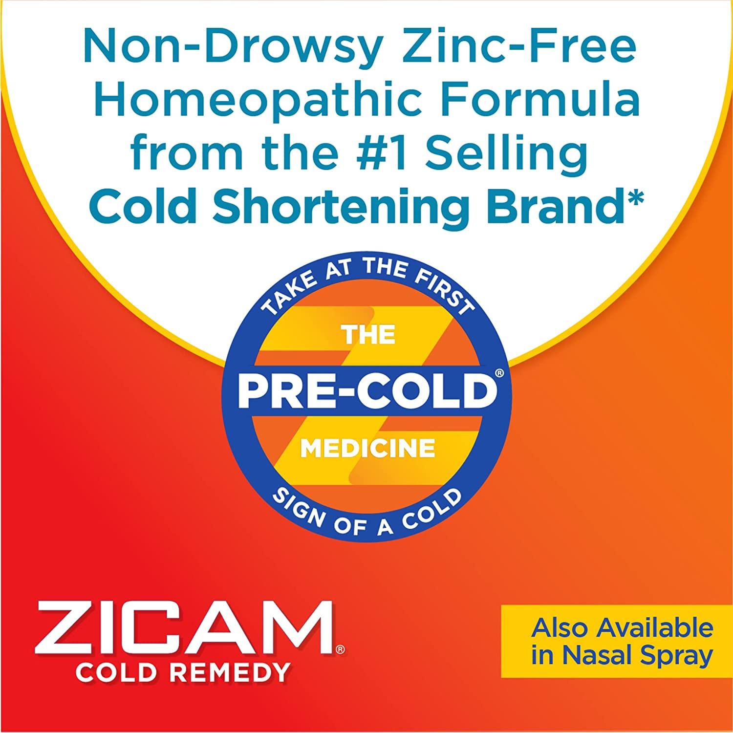 Zicam Cold Remedy Nasal Swabs with Cooling Menthol & Eucalyptus 20 Count Pack