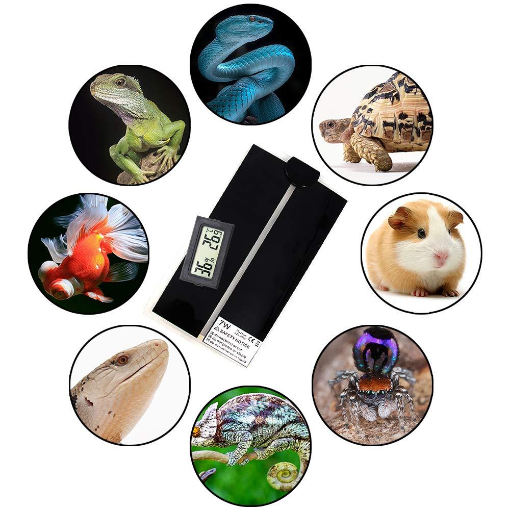 Skystuff Reptile Heat Mat and Digital Thermometer Hygrometer 7W