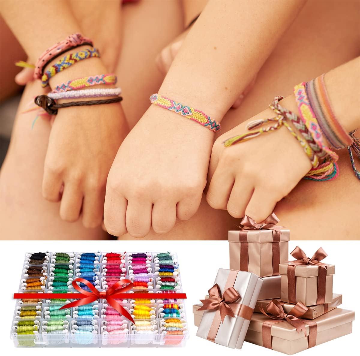 Amazon.com: Friendship Bracelet Making Kit,Friendship Bracelet Maker Kit  for Girls,DIY Braided Rope Kids Jewelry Making Kit,Bracelet DIY,Kids Travel  Activity Set,Ages 7 8 9 10 11 12 Year Old Girls Gifts Ideas :
